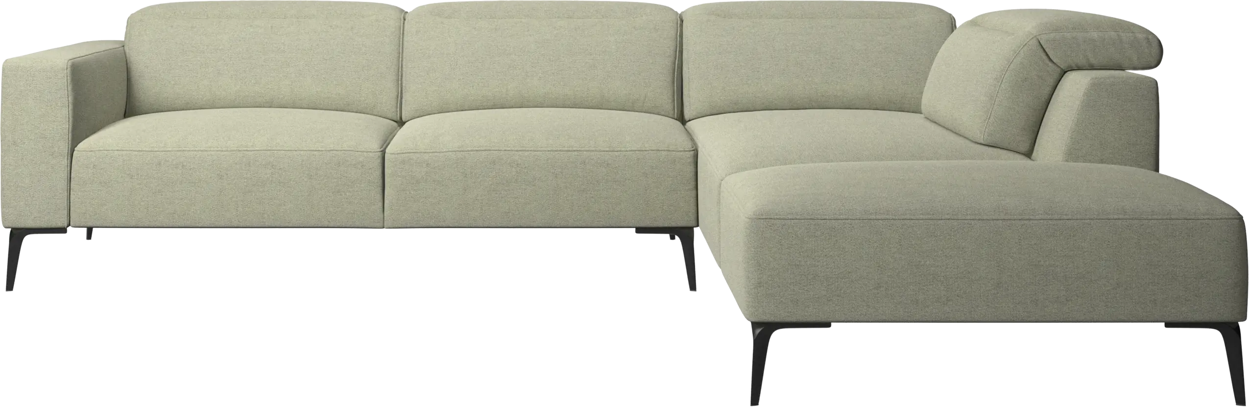 Zürich corner sofa with lounging unit