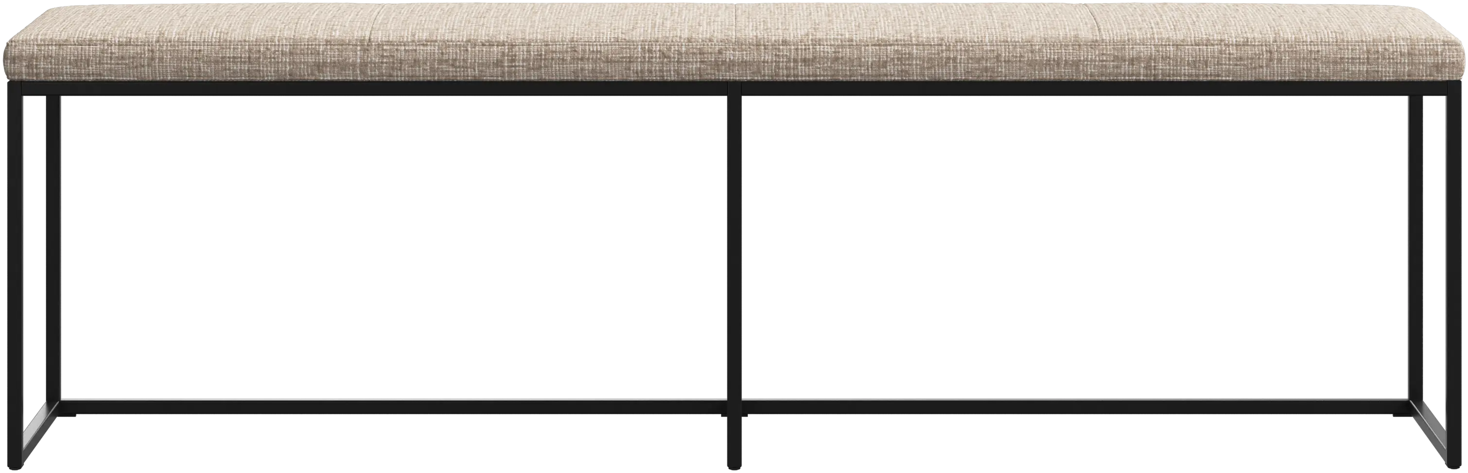 London large bench with cushion