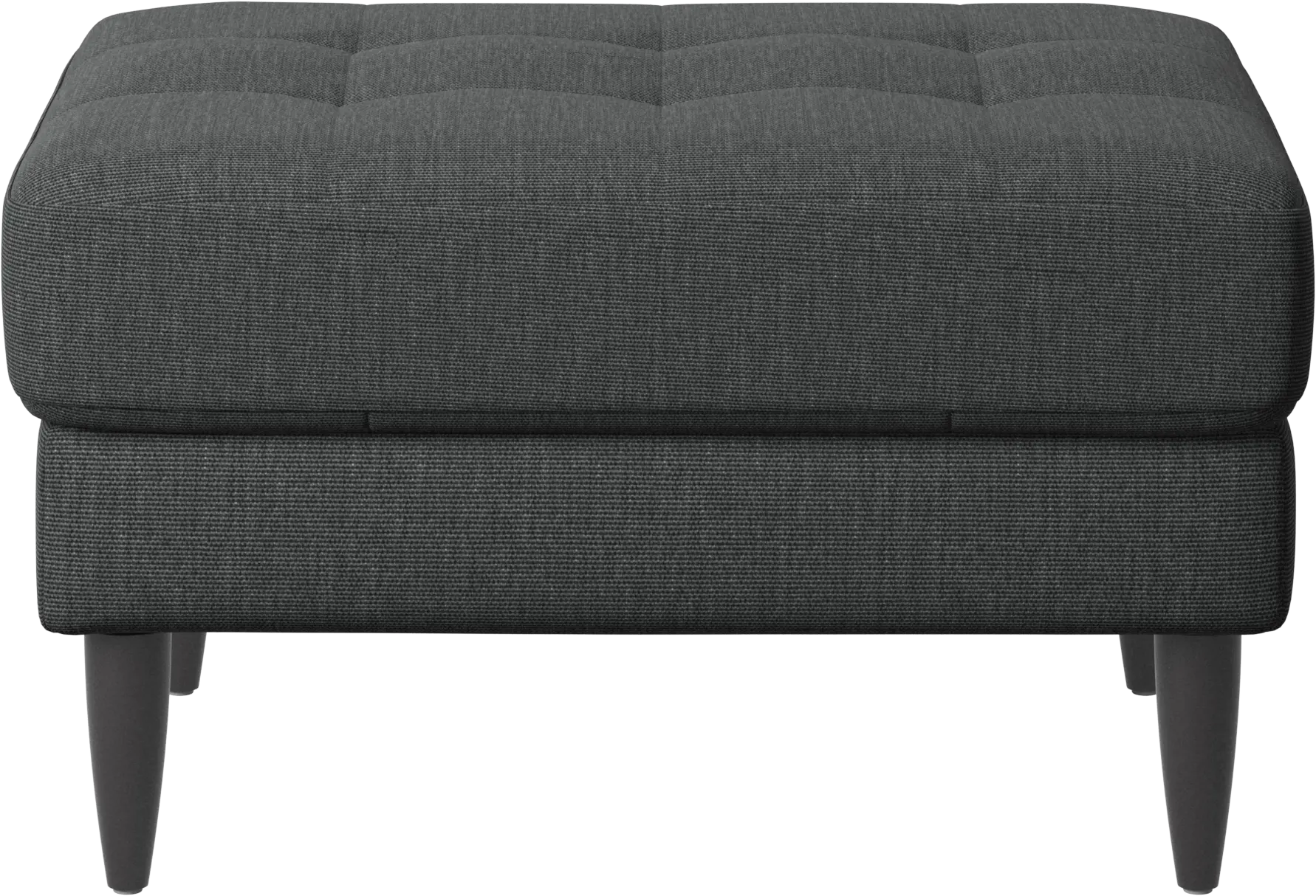 Osaka footstool, tufted seat