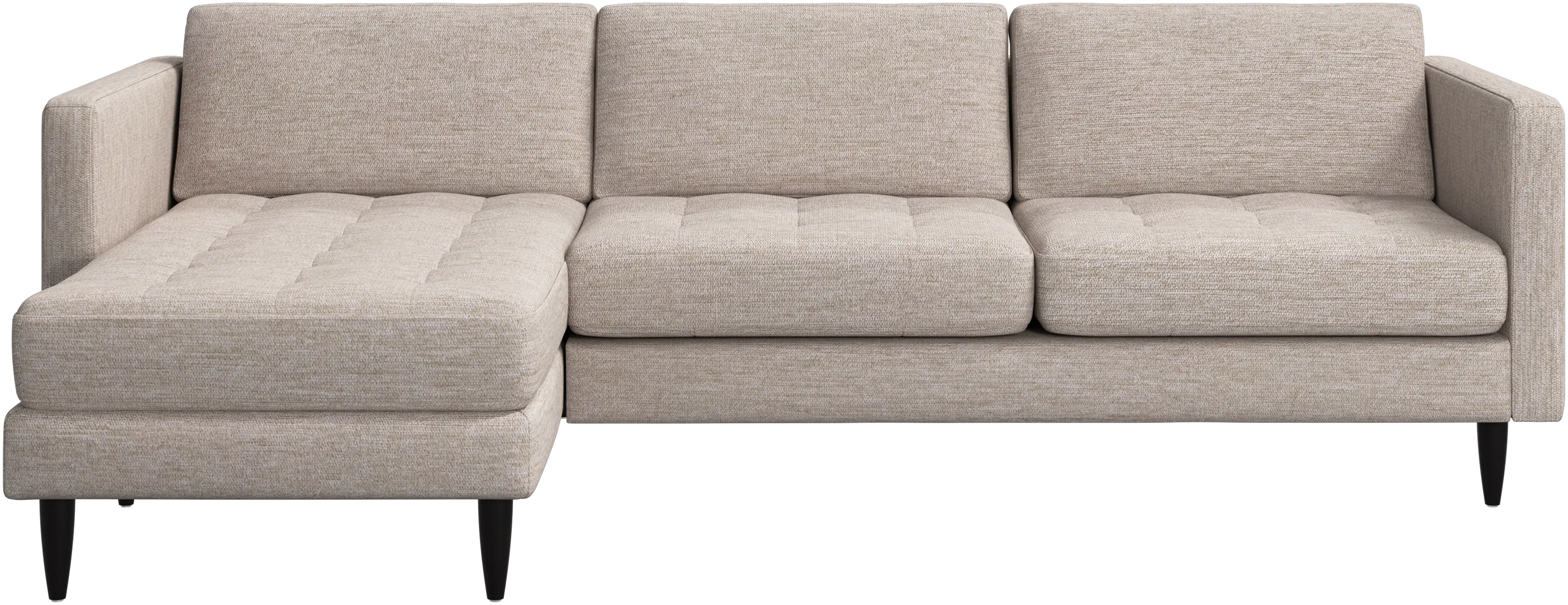 Osaka sofa with resting unit, tufted seat
