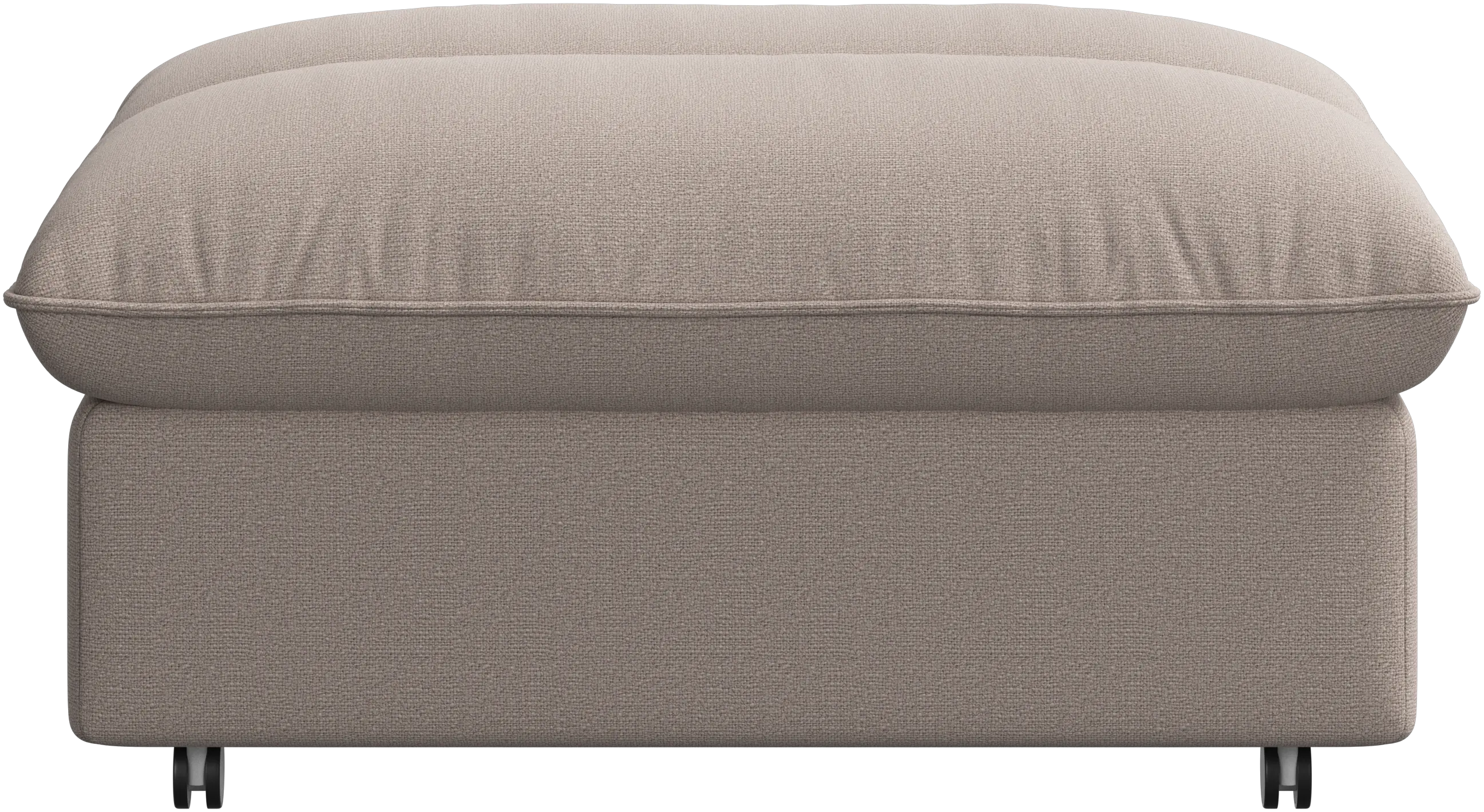 Southampton pouffe on wheels with storage