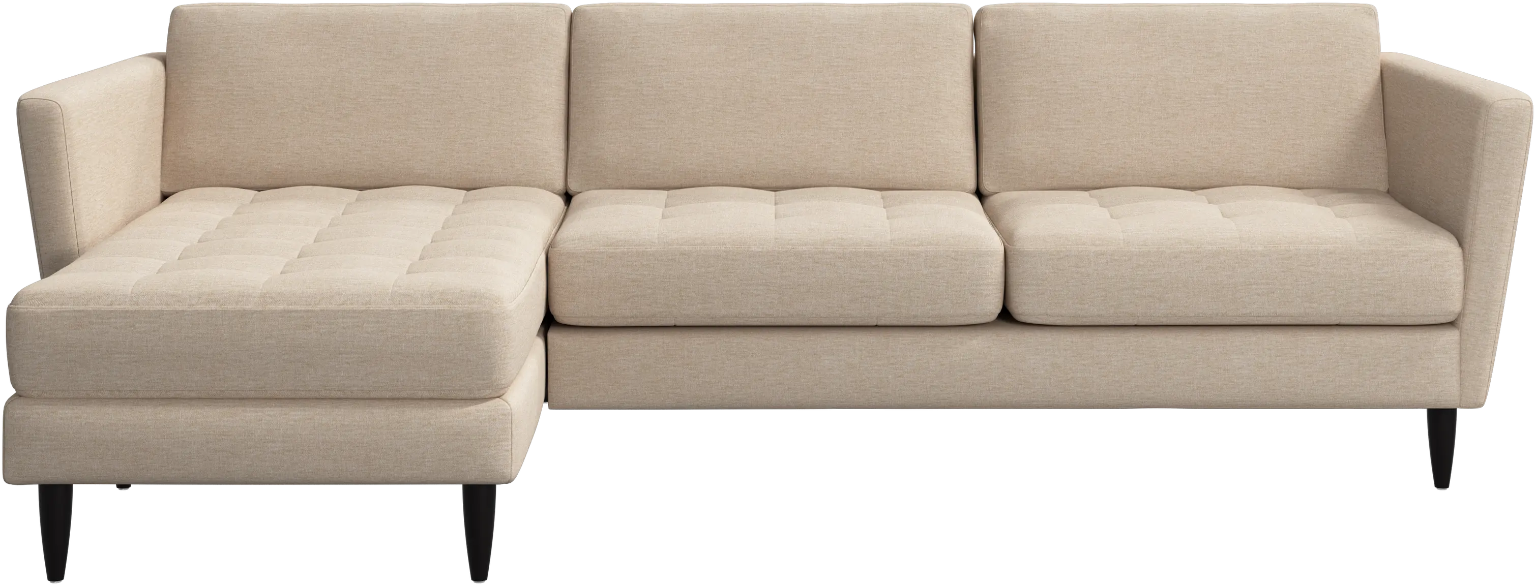 Osaka sofa with resting unit, tufted seat