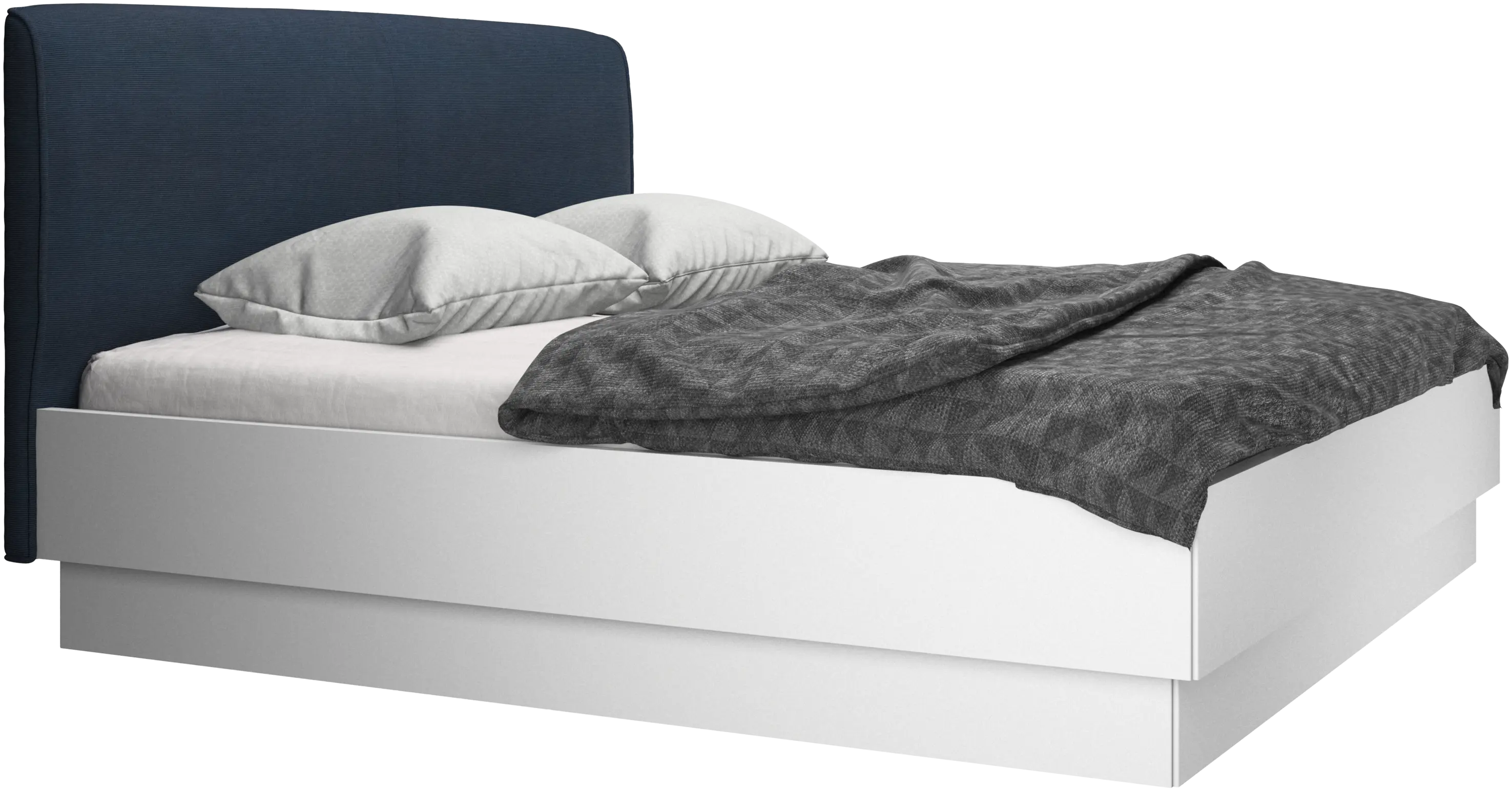 Houston, upholstered bed with storage