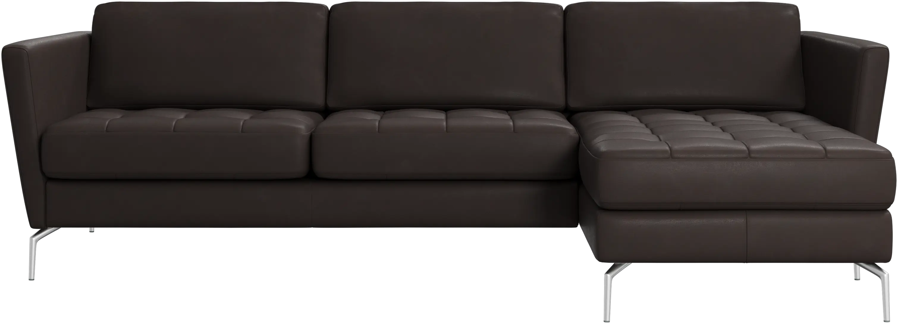 Osaka sofa with resting unit, tufted seat