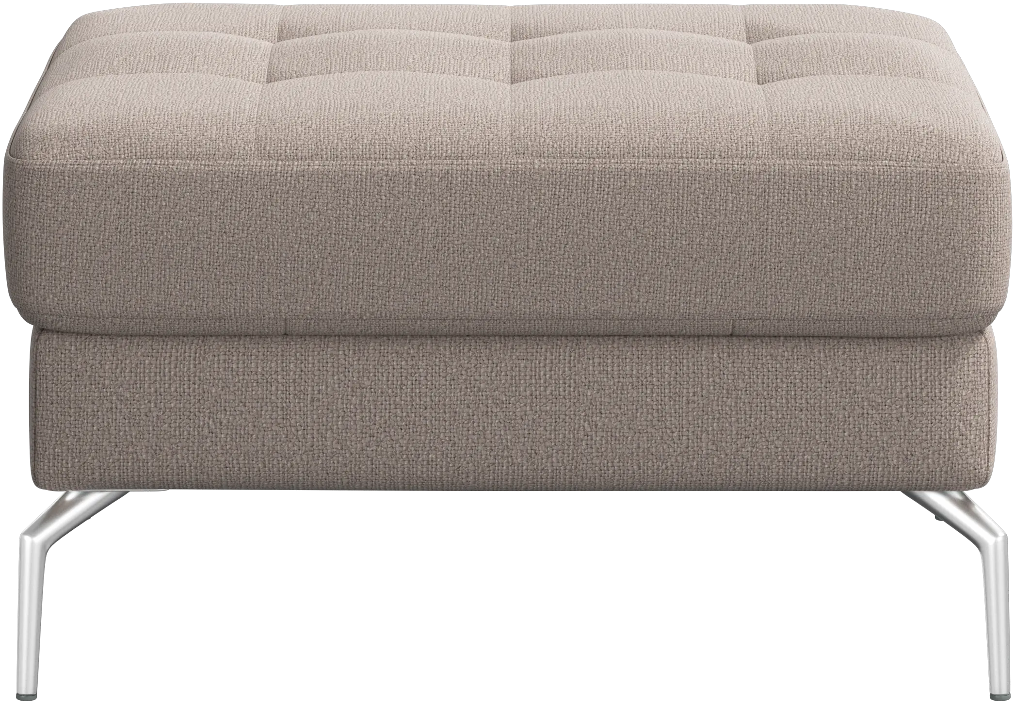 Osaka footstool, tufted seat
