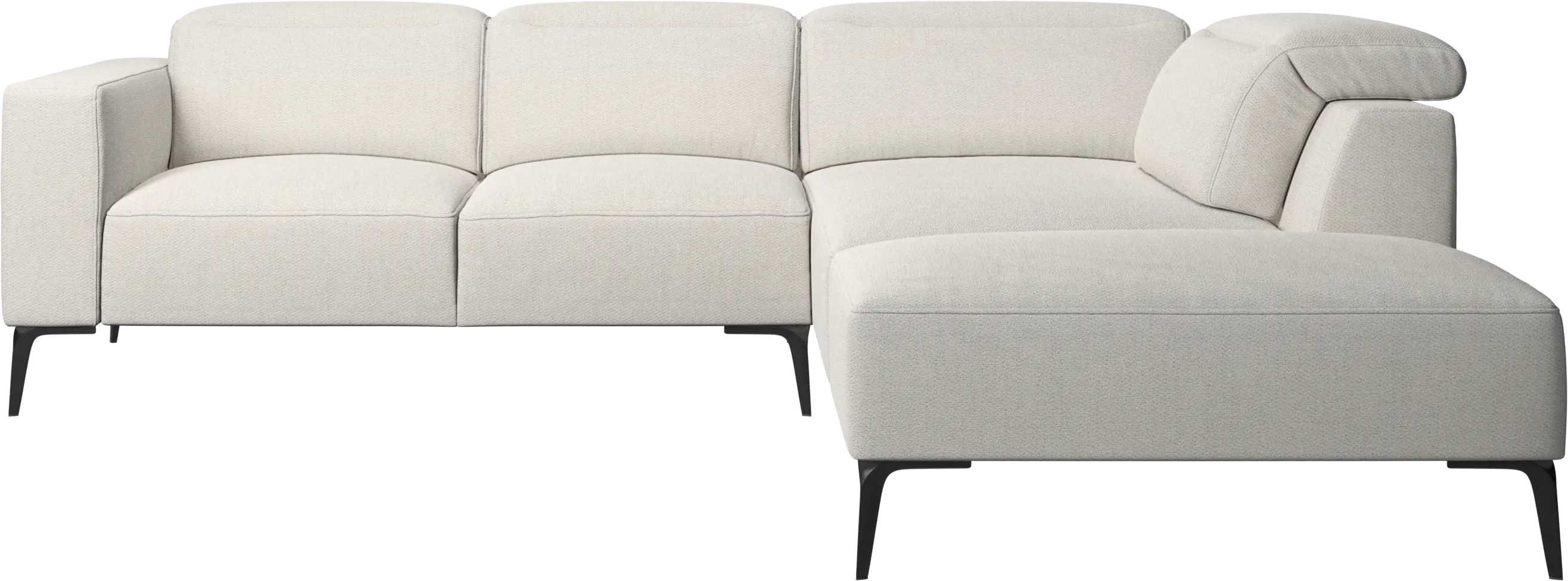 Zürich corner sofa with lounging unit
