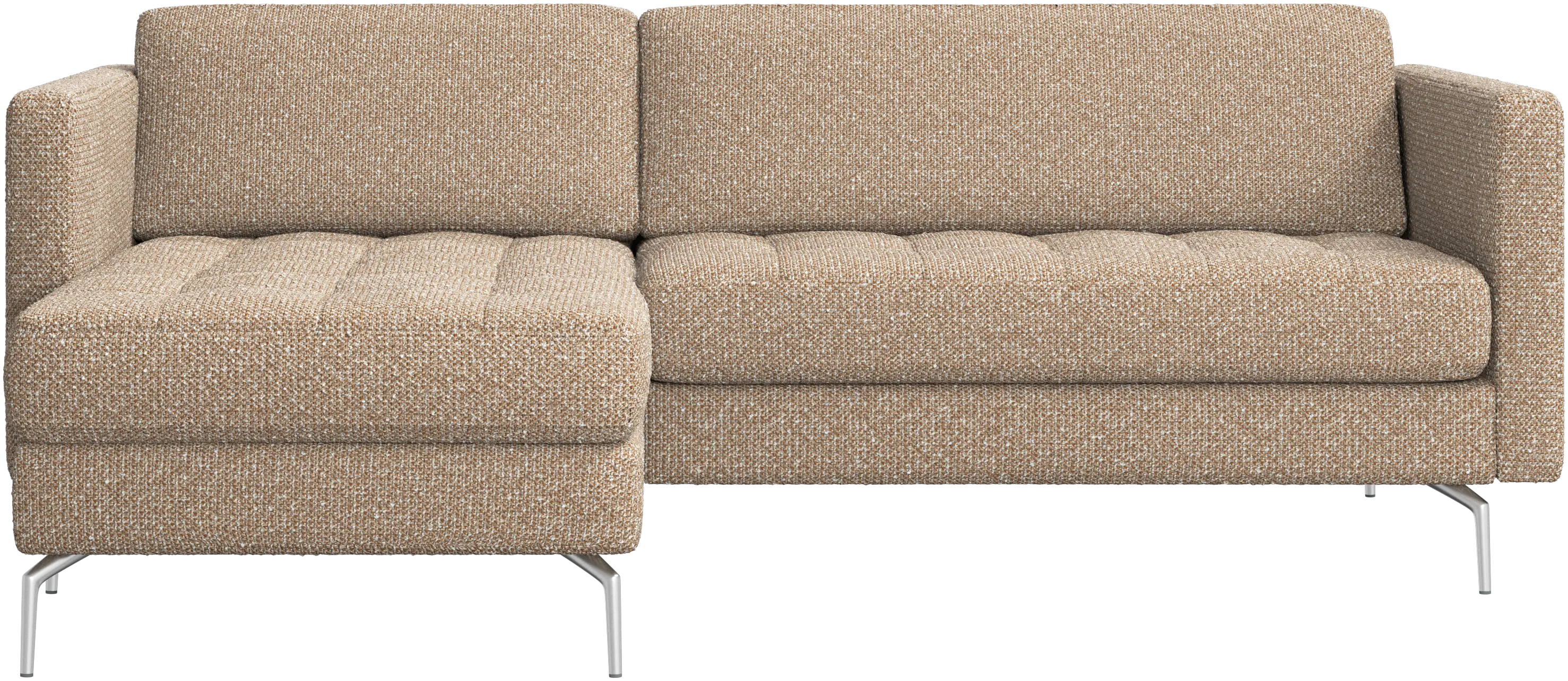 Osaka sofa with resting unit, tufted seat