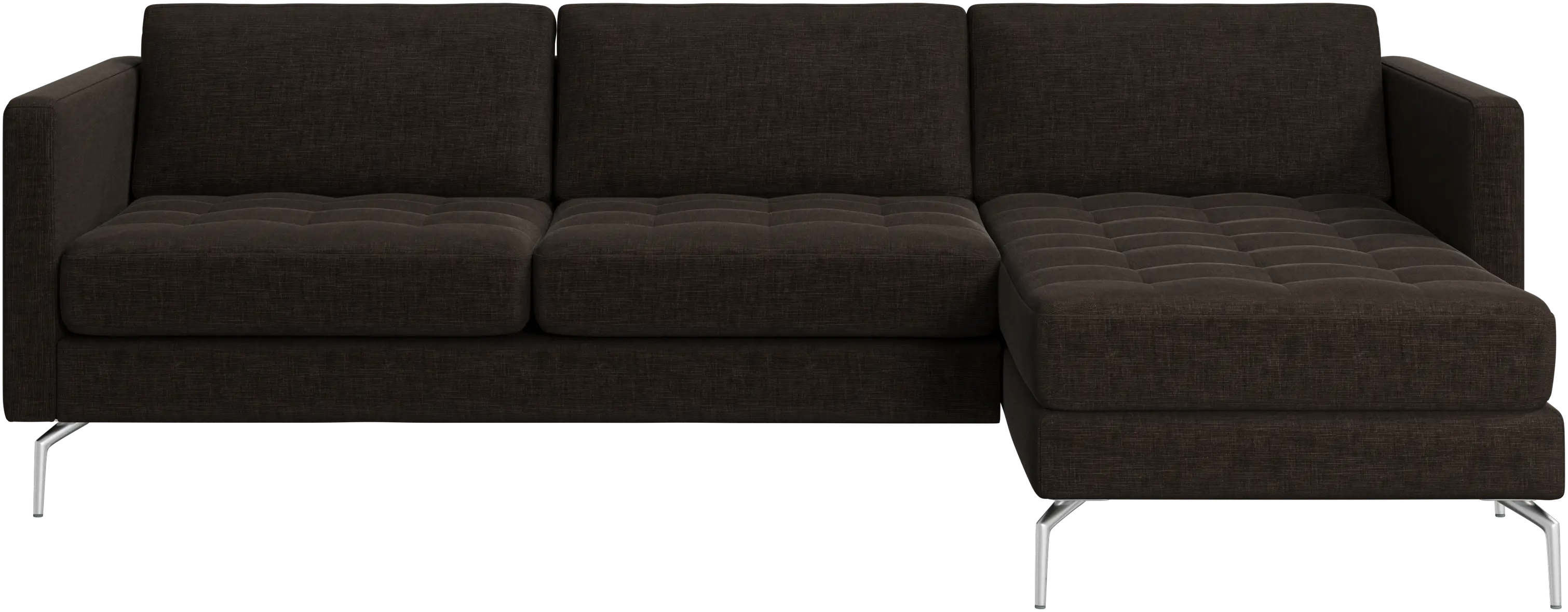 Osaka sofa with resting unit, tufted seat