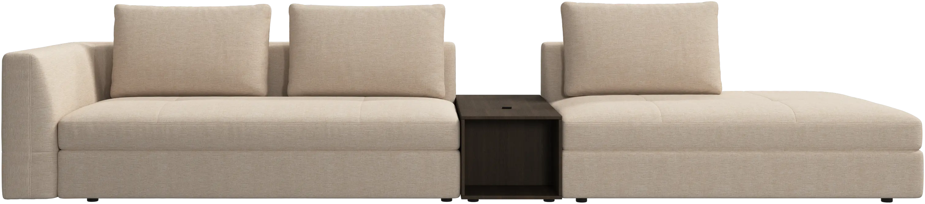 Bergamo 3 seater lounge sofa with storage