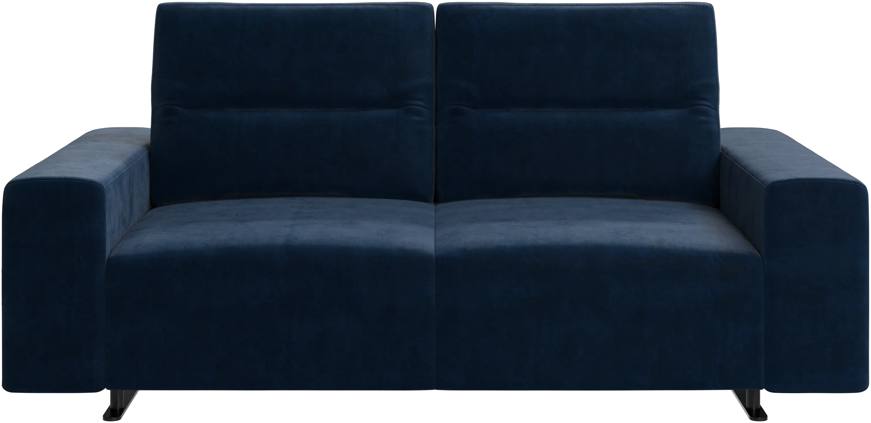 Hampton sofa with adjustable back and storage on the right side
