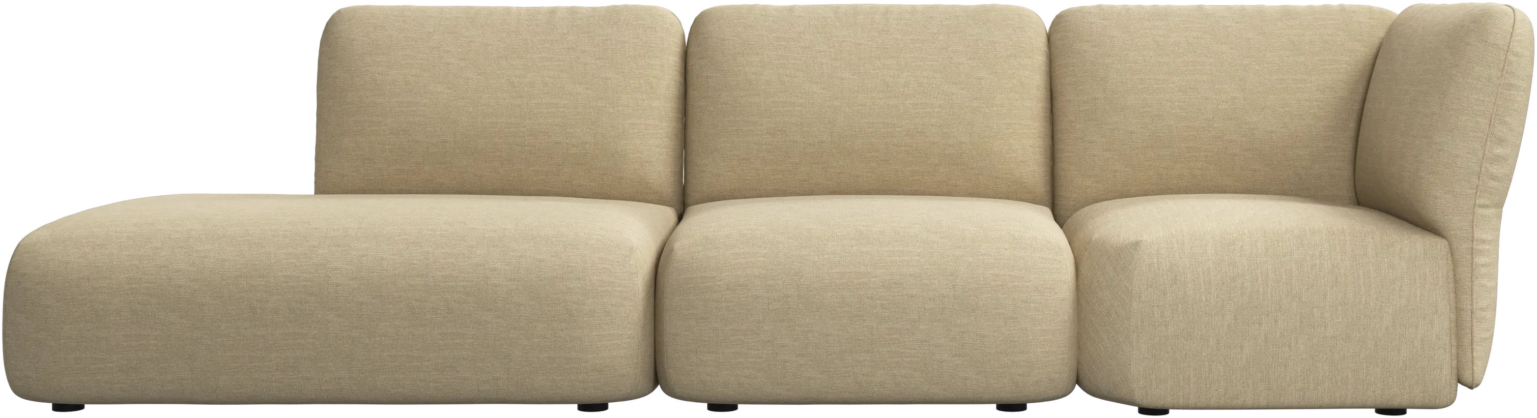 Paraggi sofa with lounging unit right