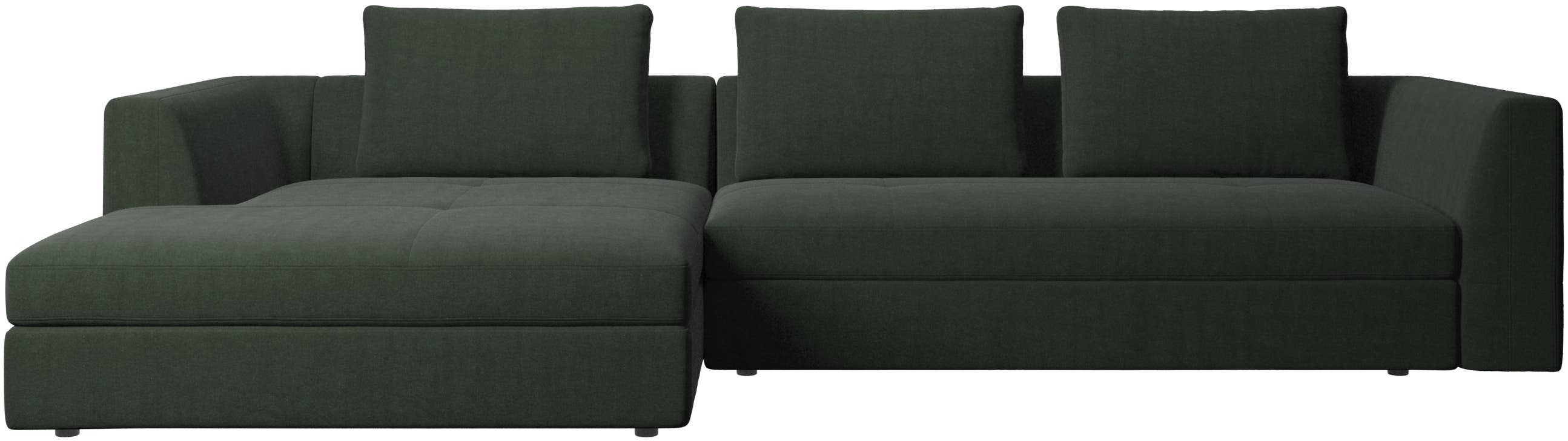 Bergamo L型沙發，含貴妃模組
