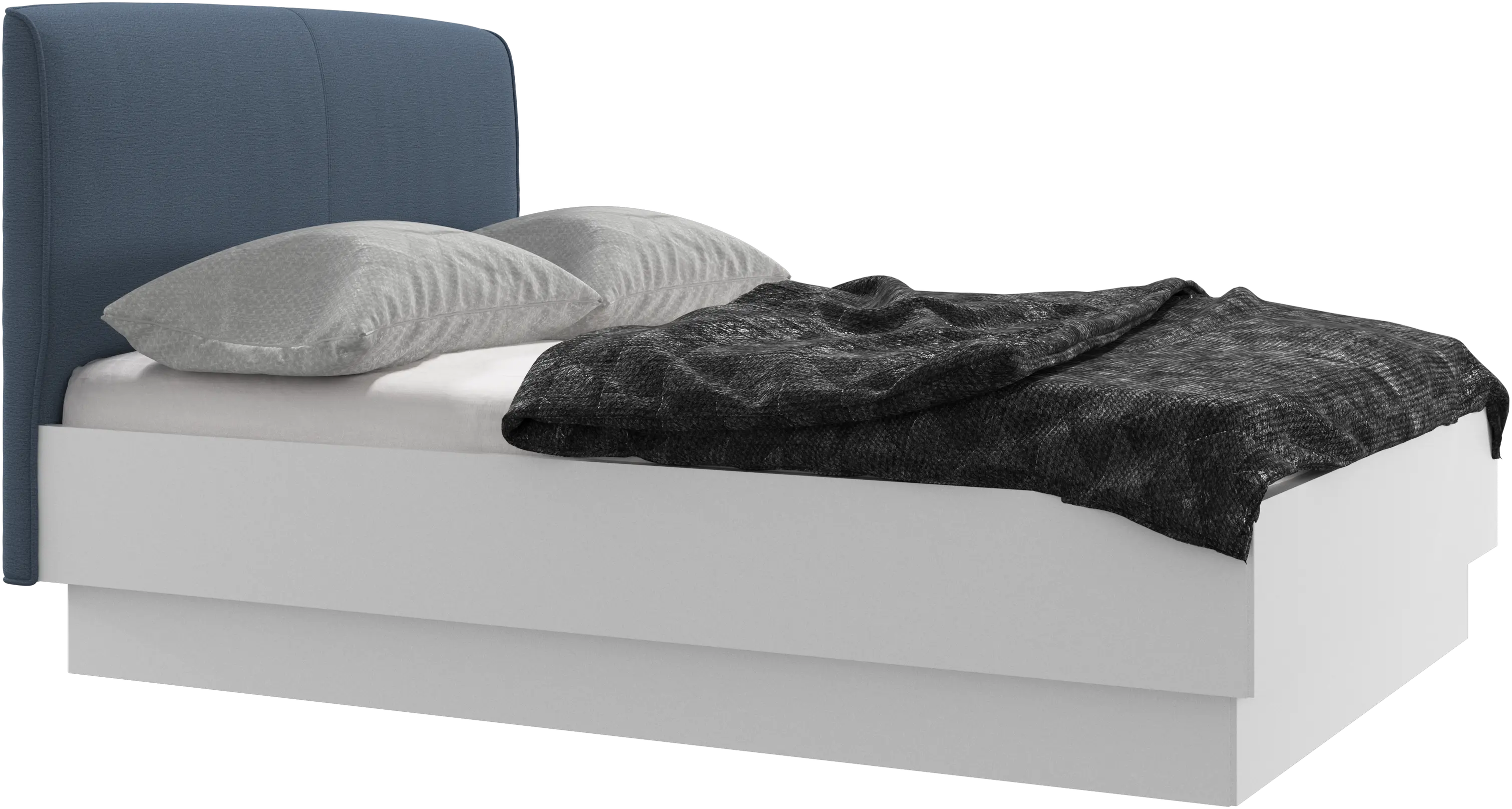 Houston, upholstered bed with storage