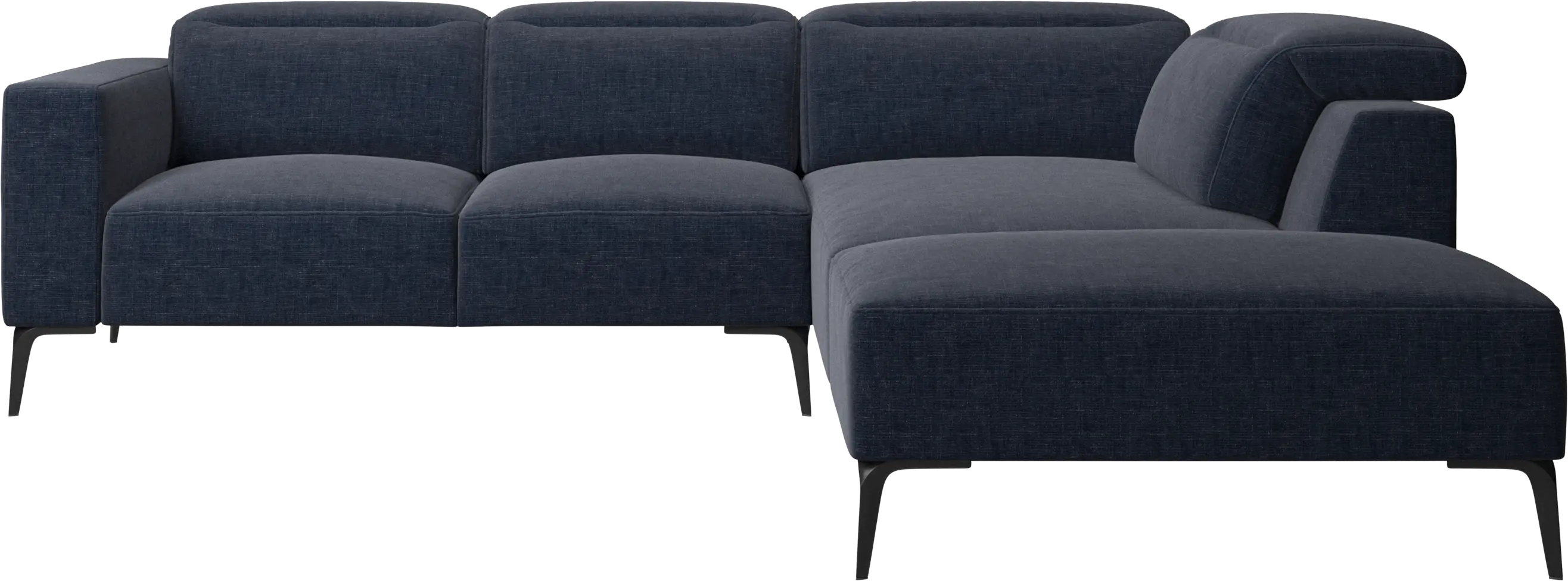 Zürich corner sofa with lounging unit