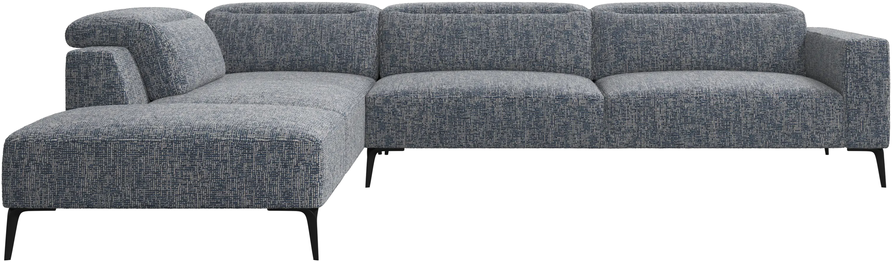 Zürich corner sofa with lounging unit