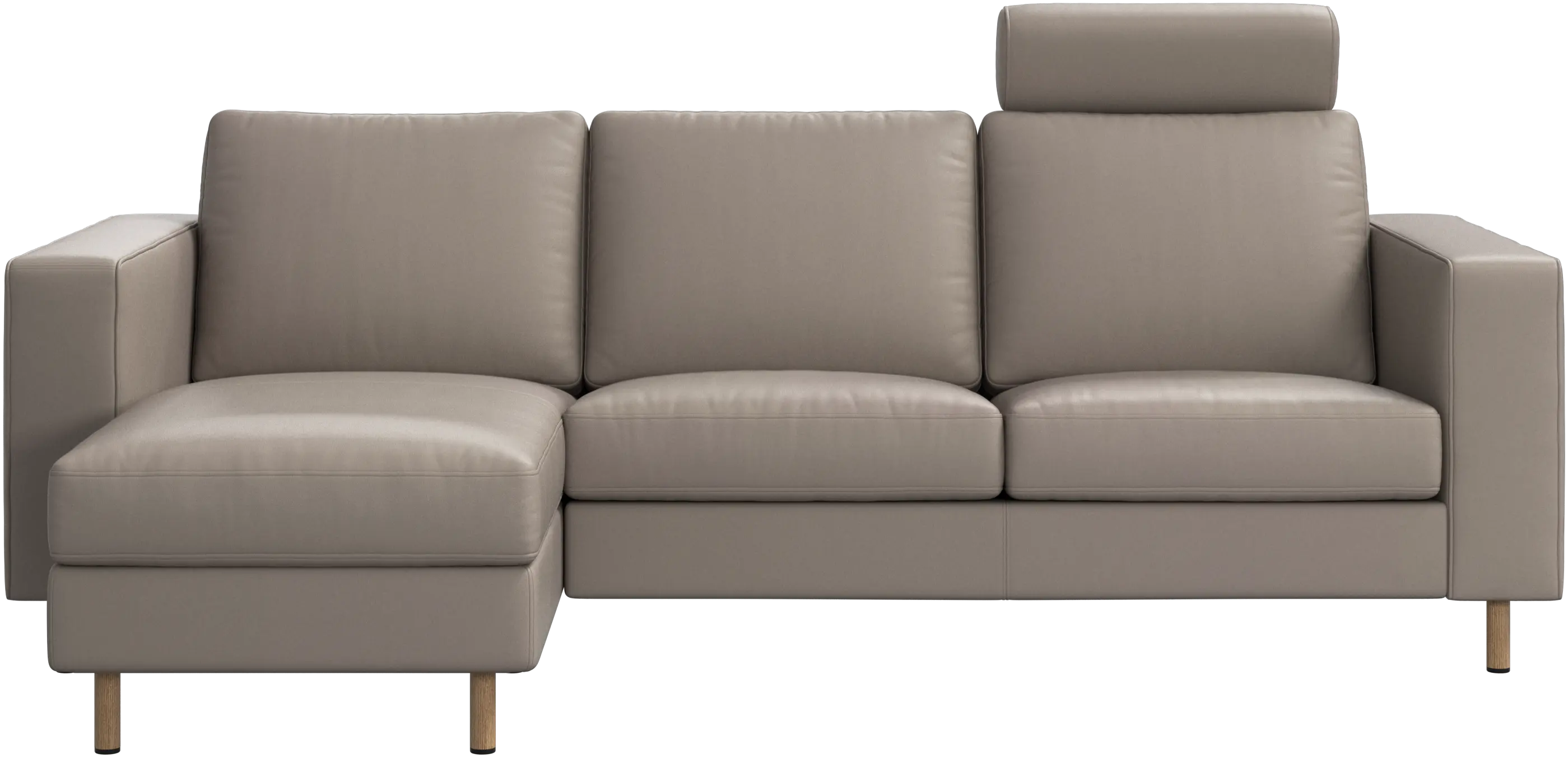 Indivi sofa with chaise longue left