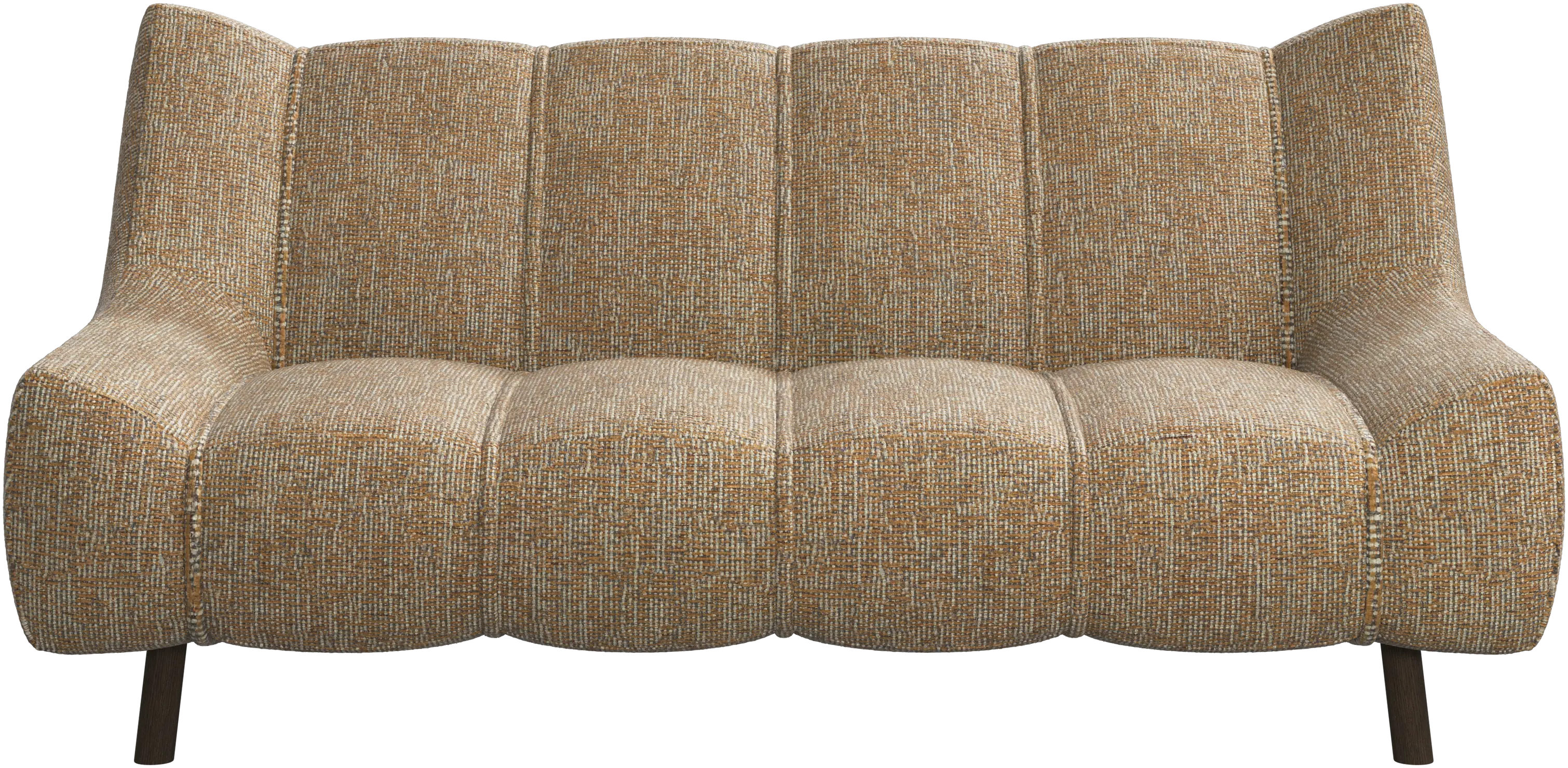 Sofá Nawabari de 2 plazas, pierna de madera