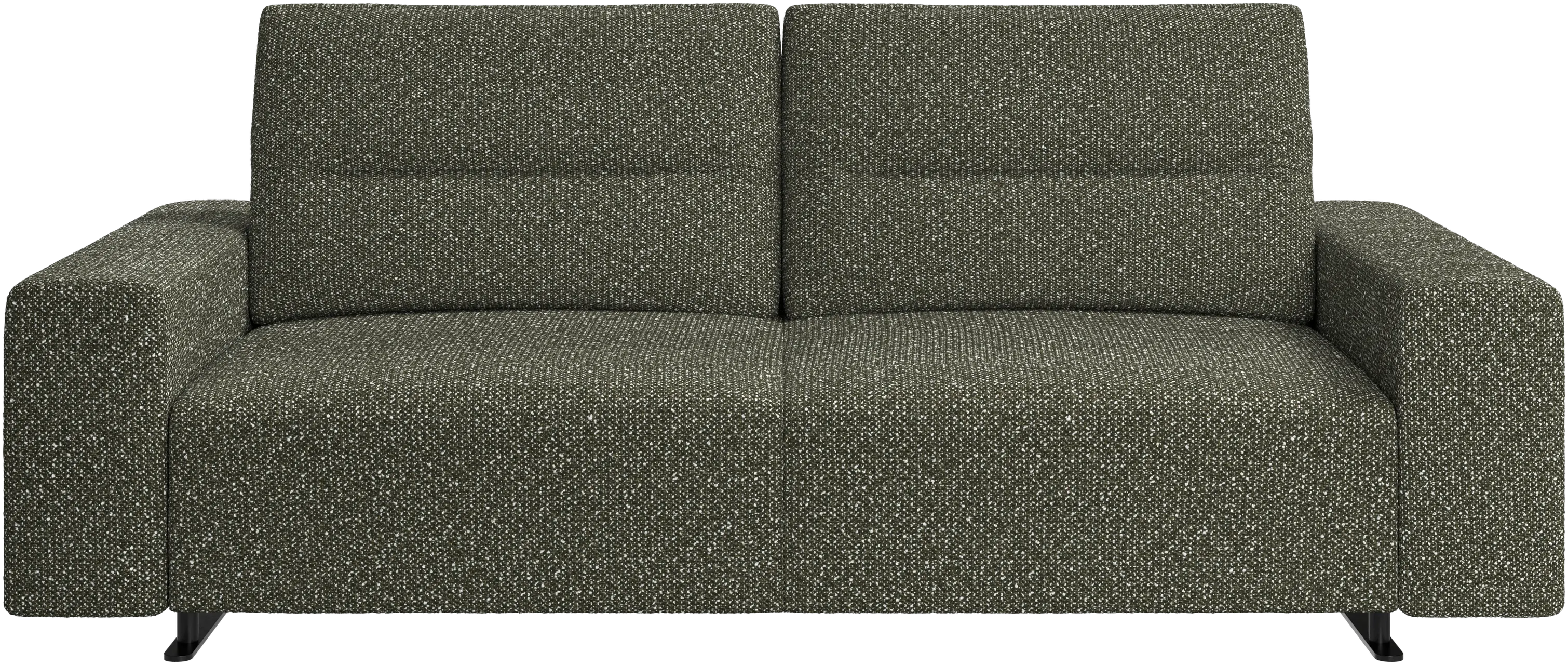 Hampton sofa with adjustable back and storage on the right side