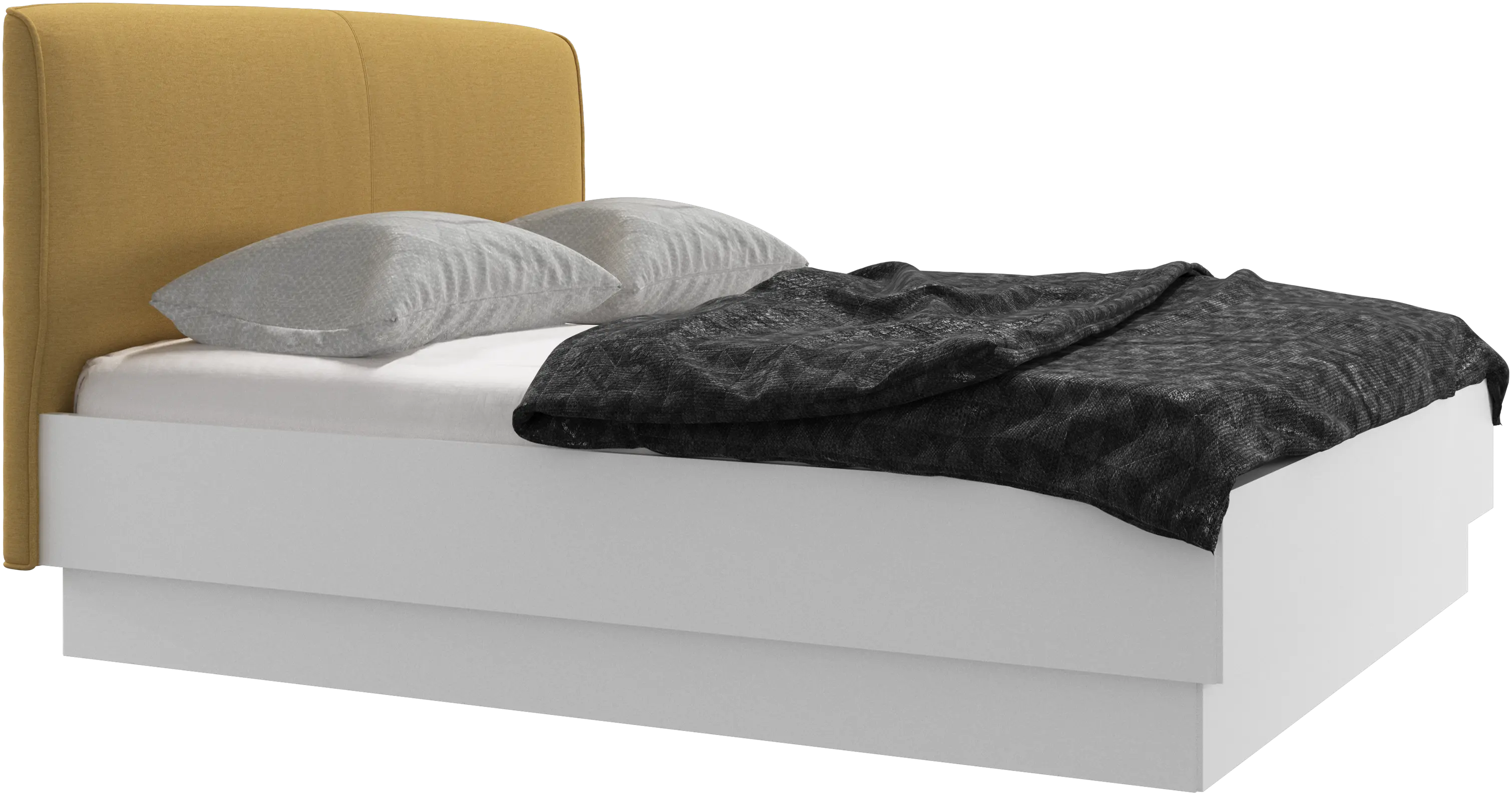 Houston, upholstered bed with storage