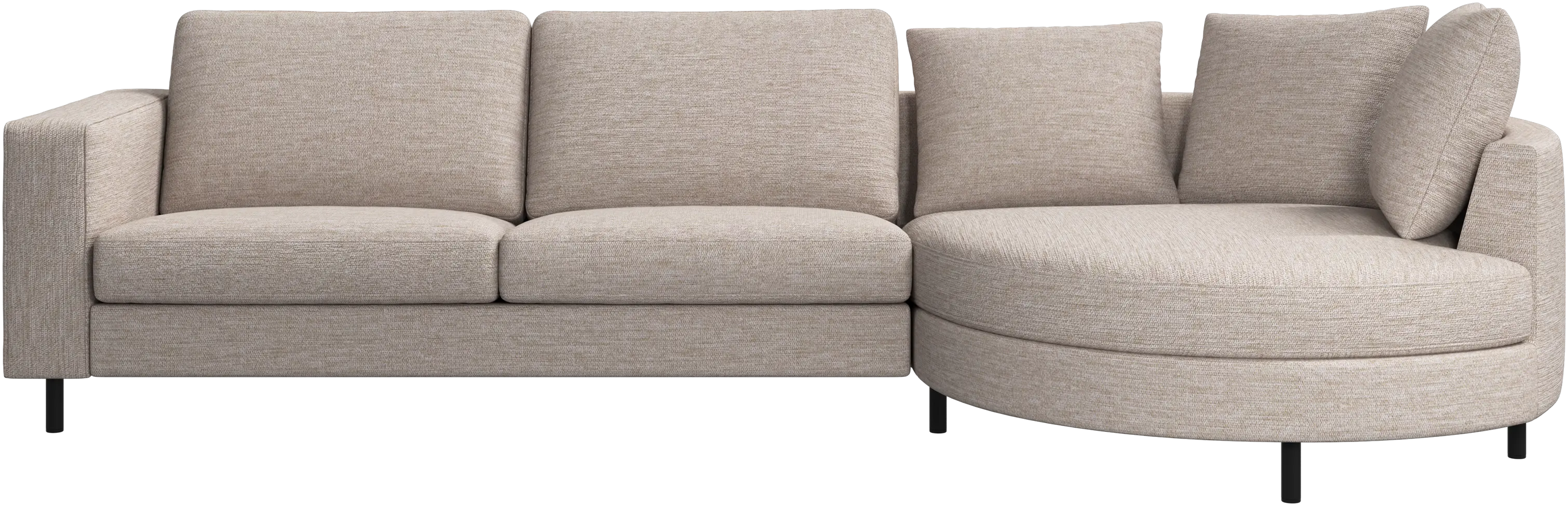 Sofá Indivi con módulo chaise-longue a la derecha