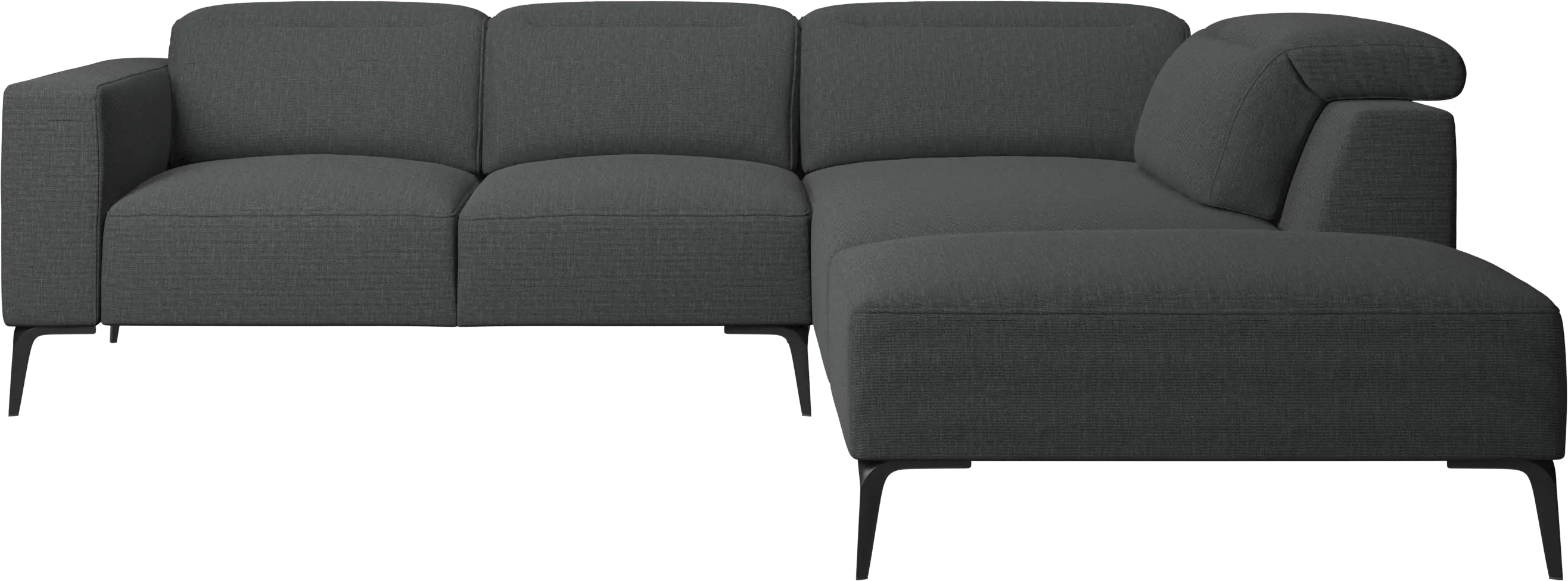 Zürich corner sofa with lounging unit