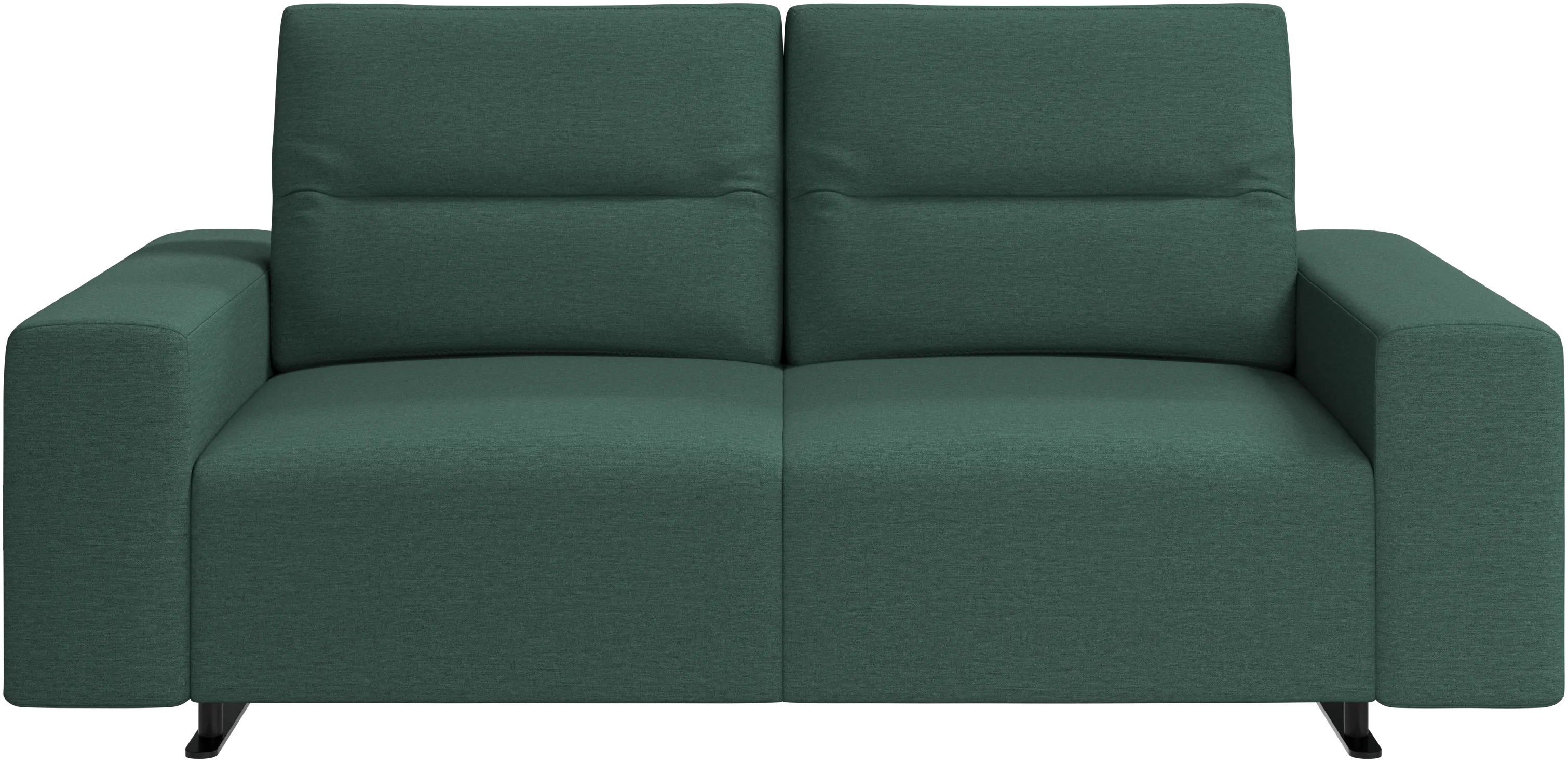 Hampton sofa with adjustable back and storage on the right side