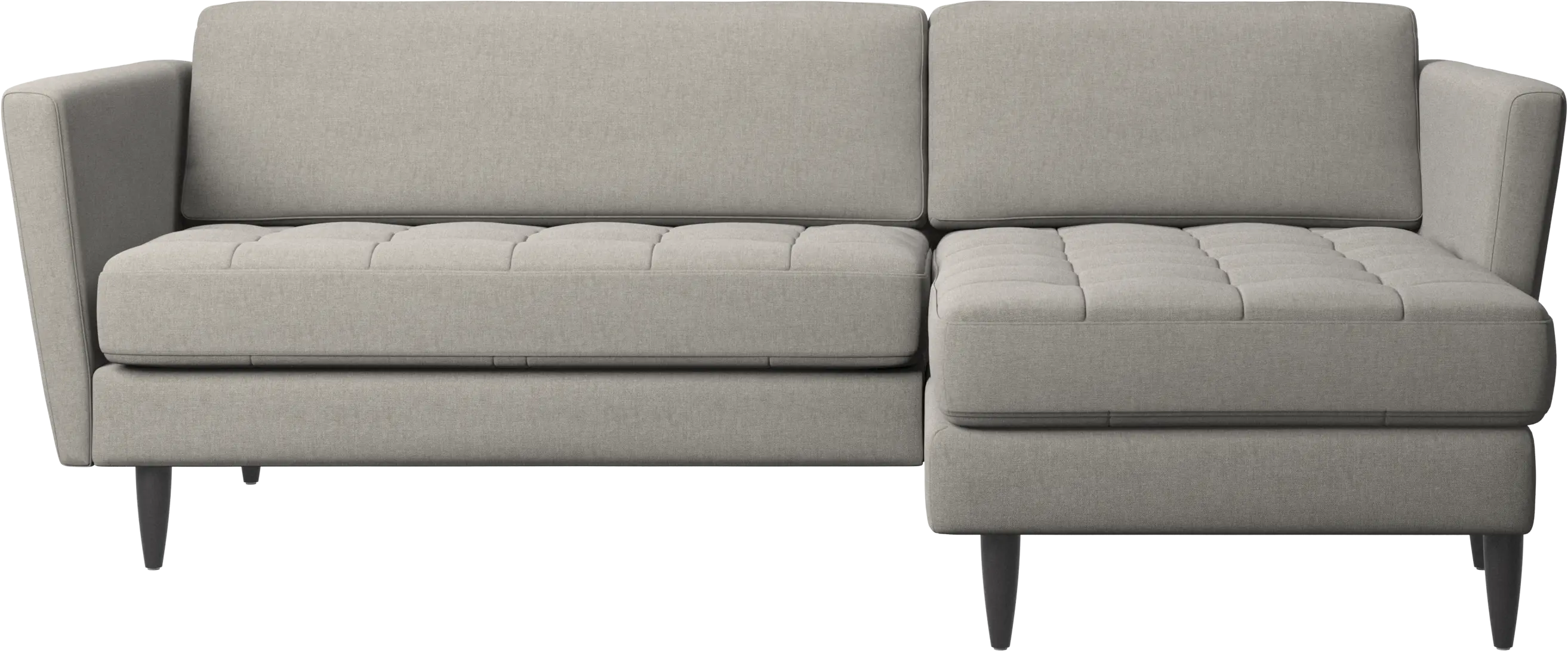 Osaka sofa with resting unit, tufted seat