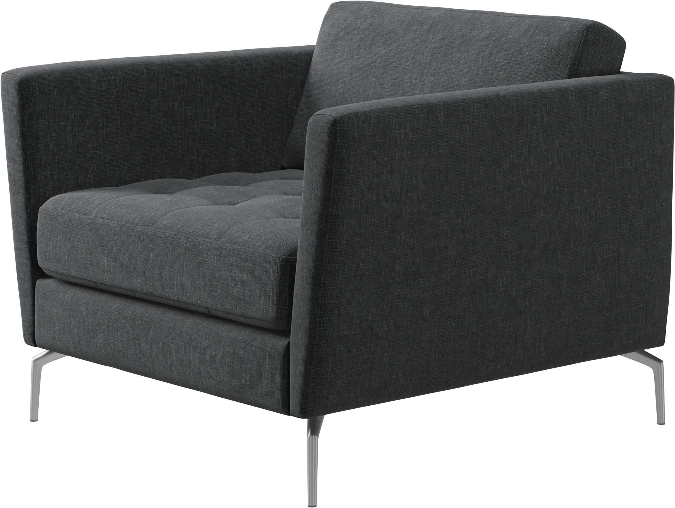 Osaka chair, tufted seat
