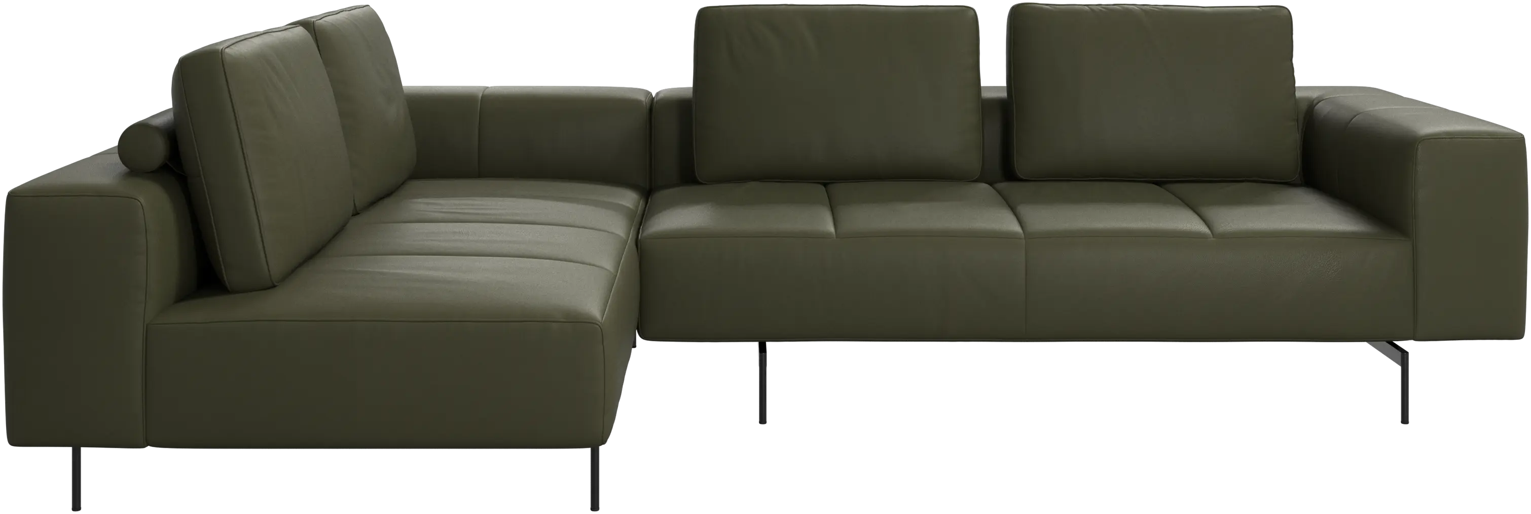 Amsterdam corner sofa with lounging unit