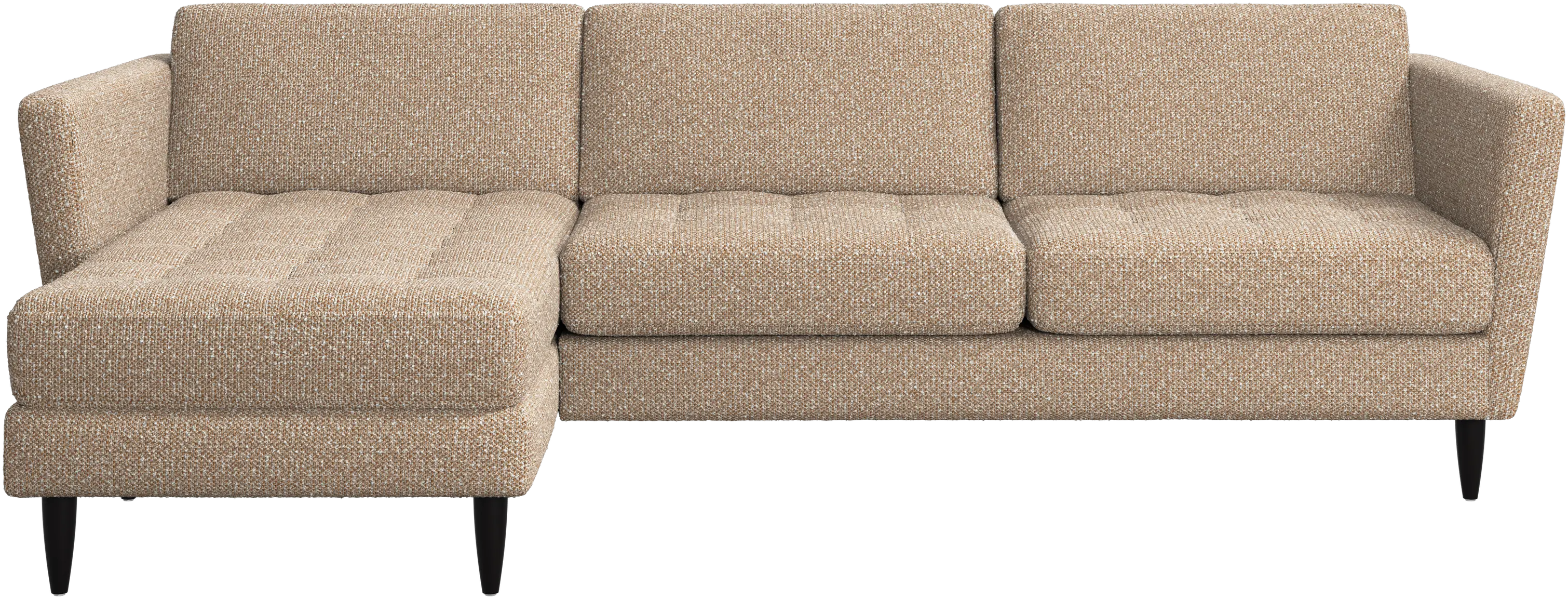 Osaka sofa with resting unit, tufted seat
