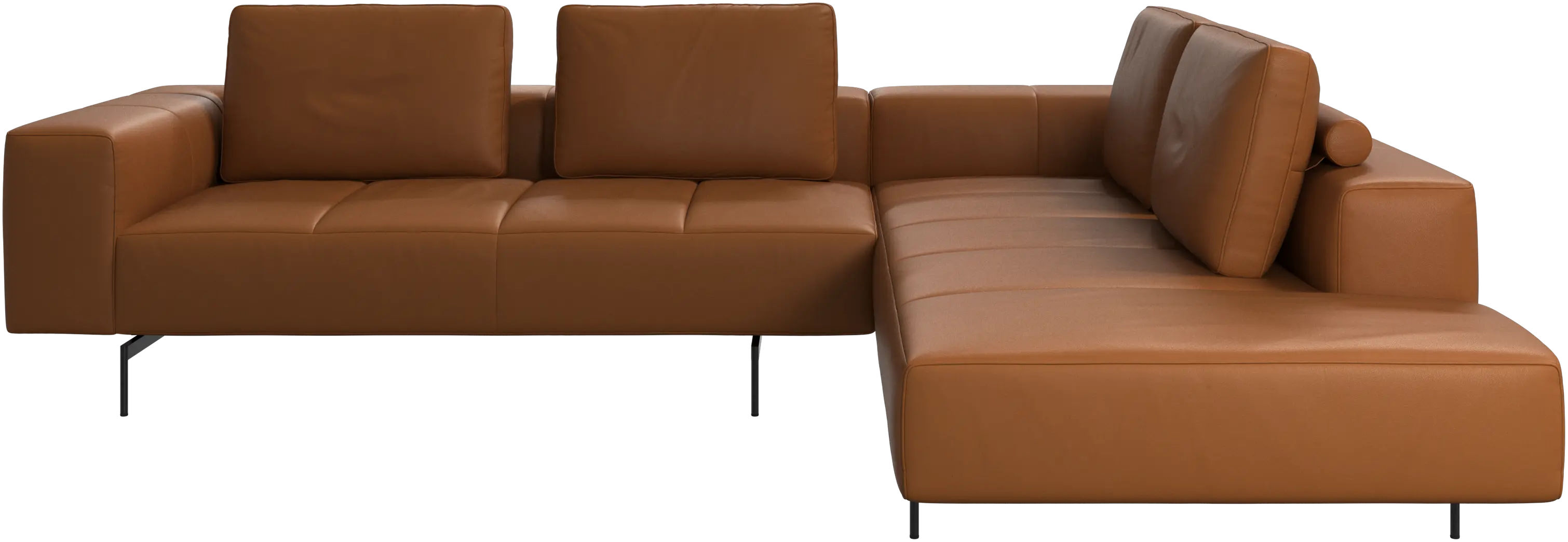 Amsterdam corner sofa with lounging unit