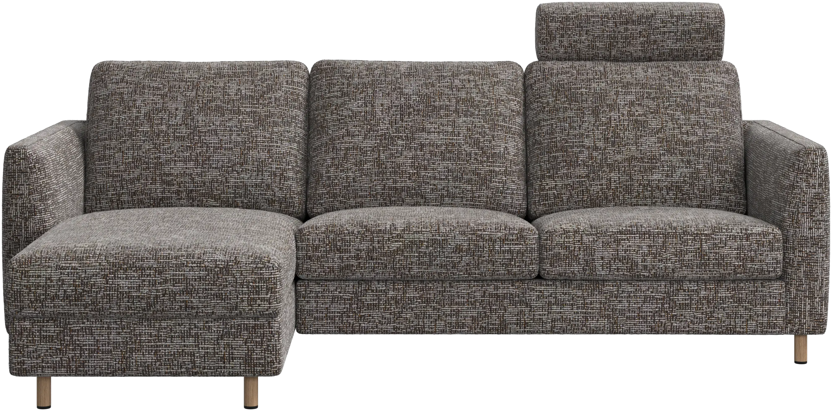 Sofá Indivi com chaise longue à esquerda