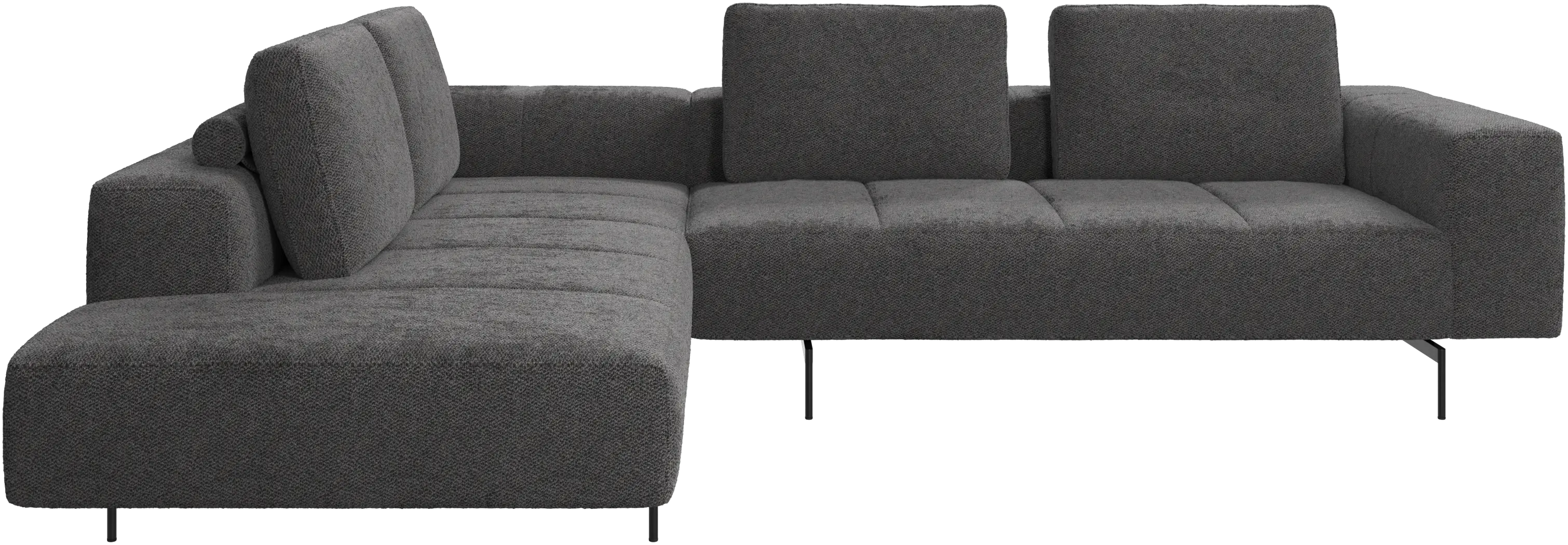 Amsterdam corner sofa with lounging unit