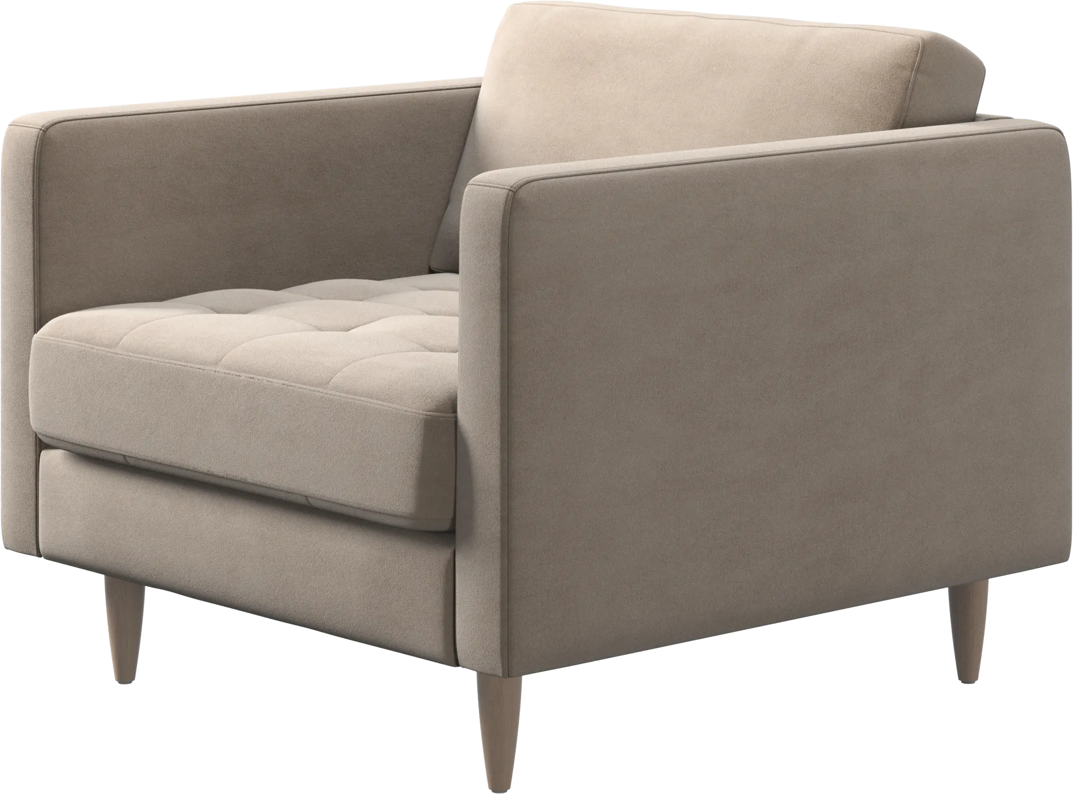 Osaka chair, tufted seat