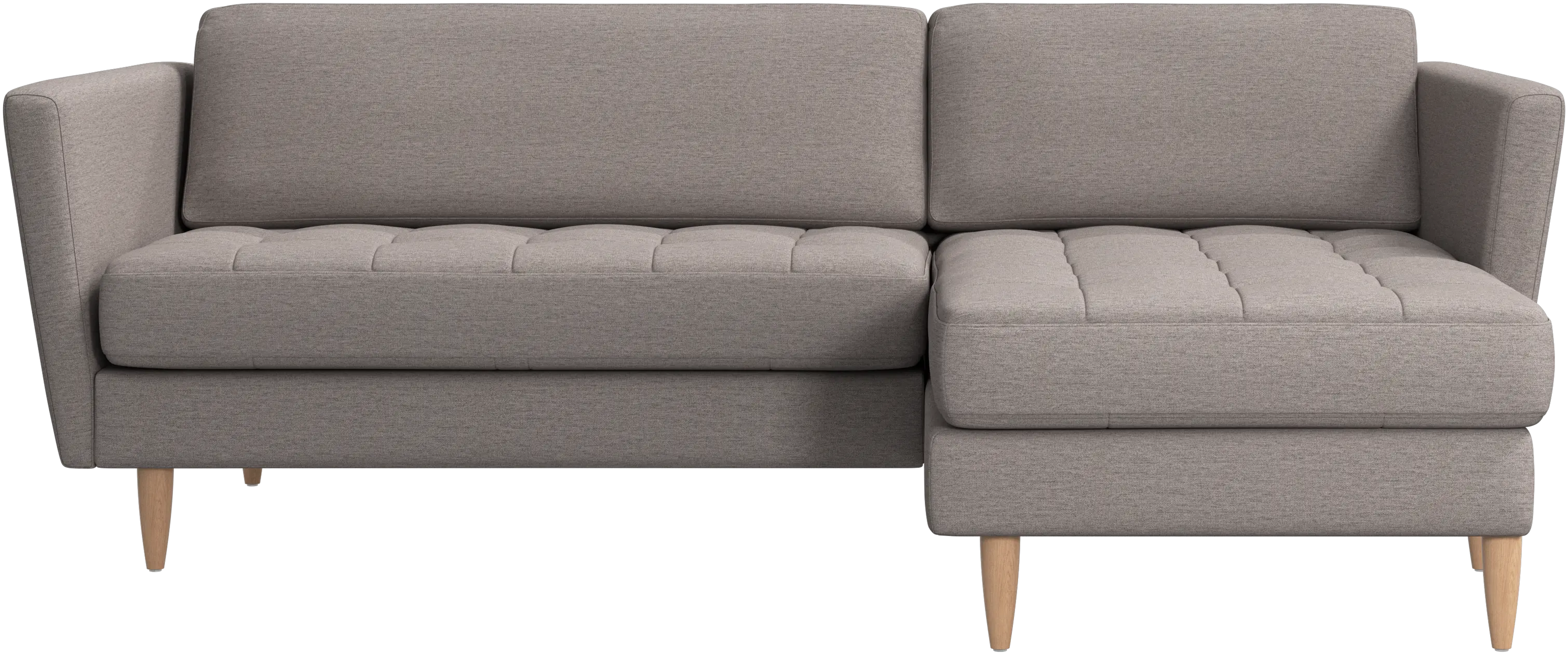 Osaka sofa with resting unit, tufted seat