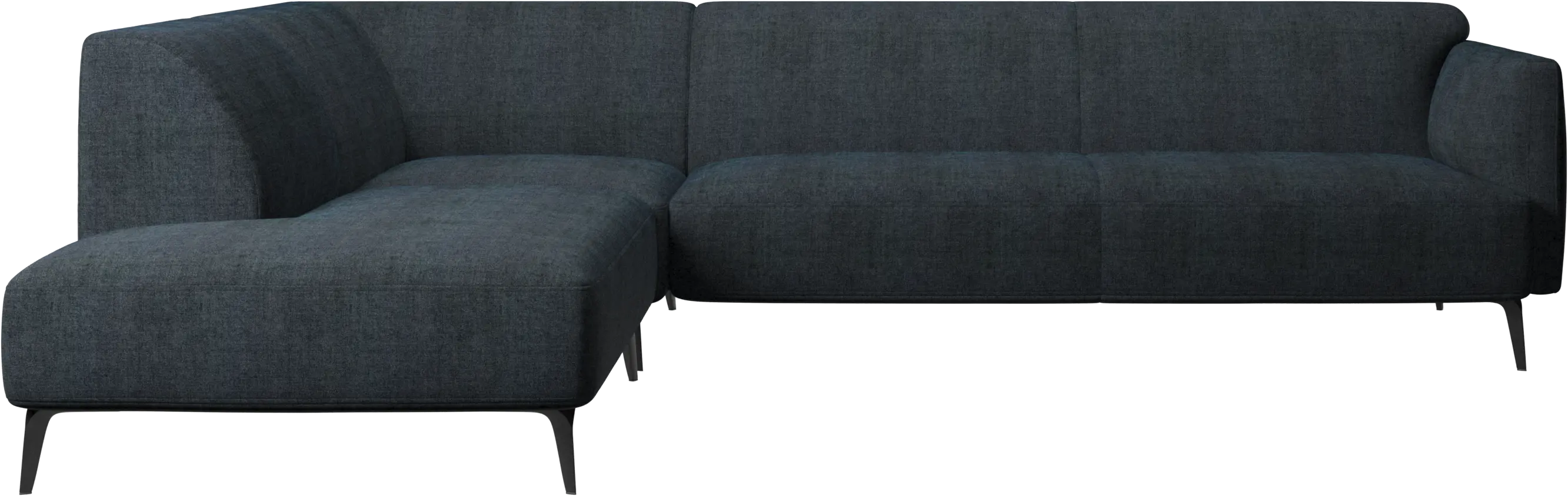 Modena corner sofa with lounging unit