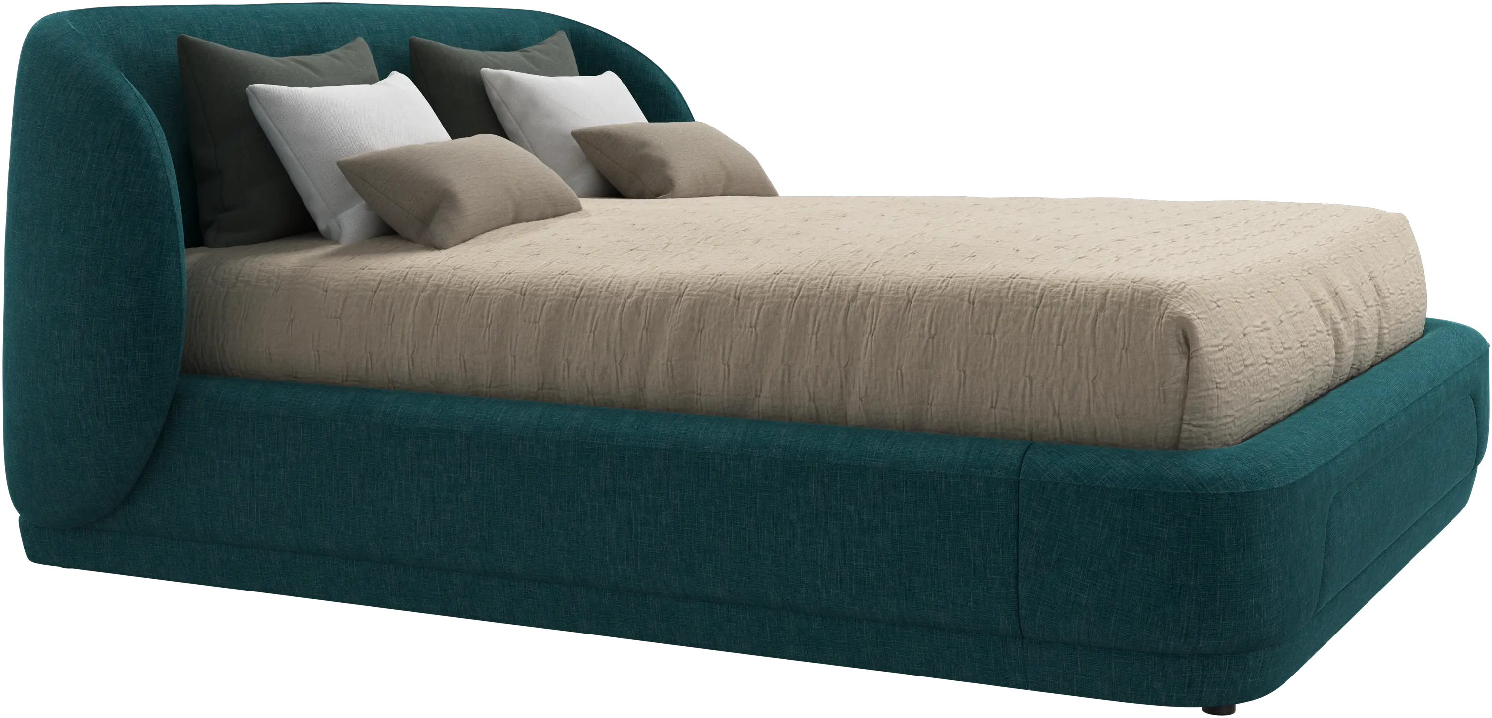 Bolzano bed with slats  - W152,5xL190cm