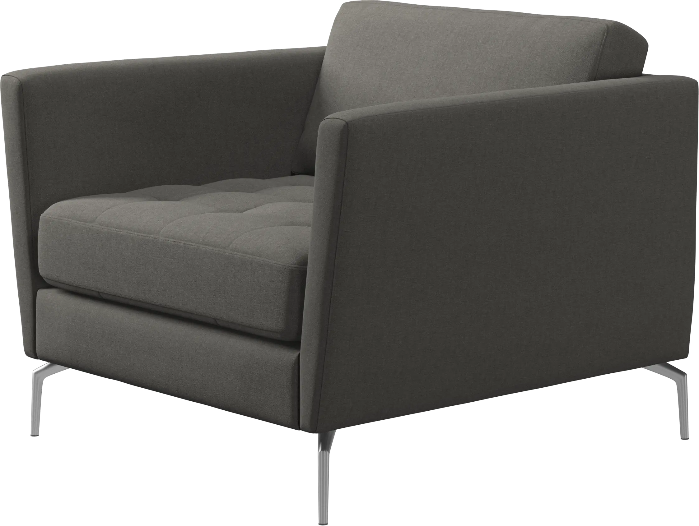 Osaka chair, tufted seat