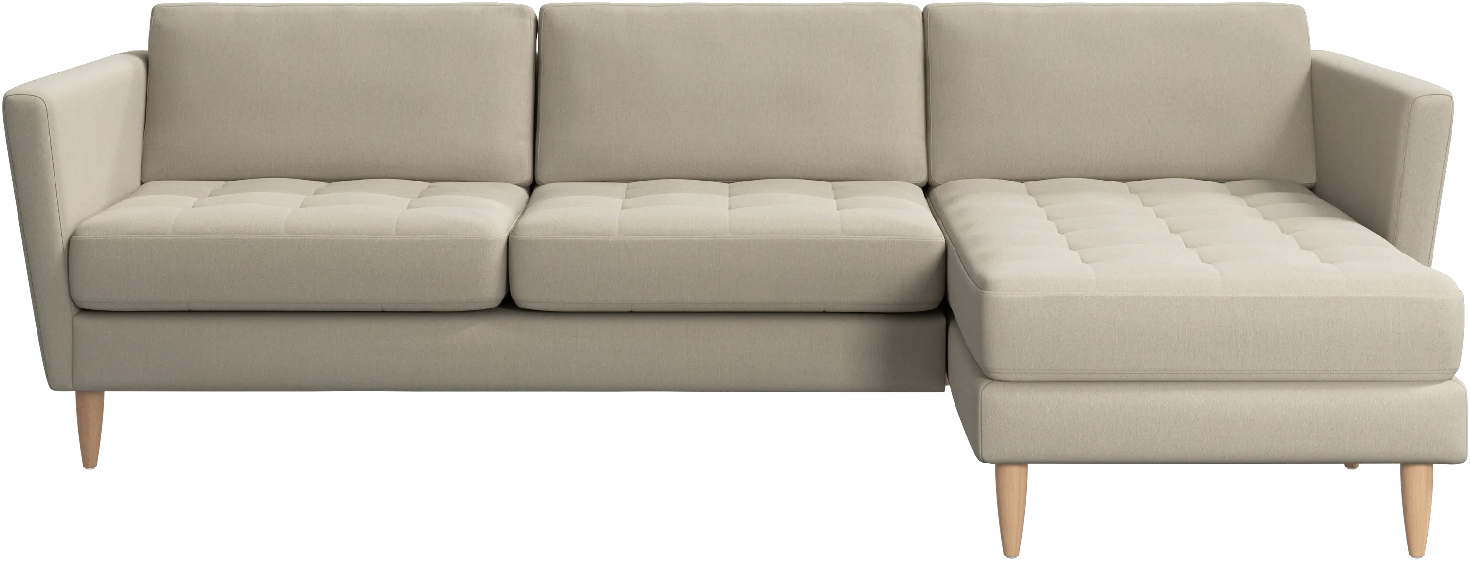 Osaka sofa with resting unit, tufted seat