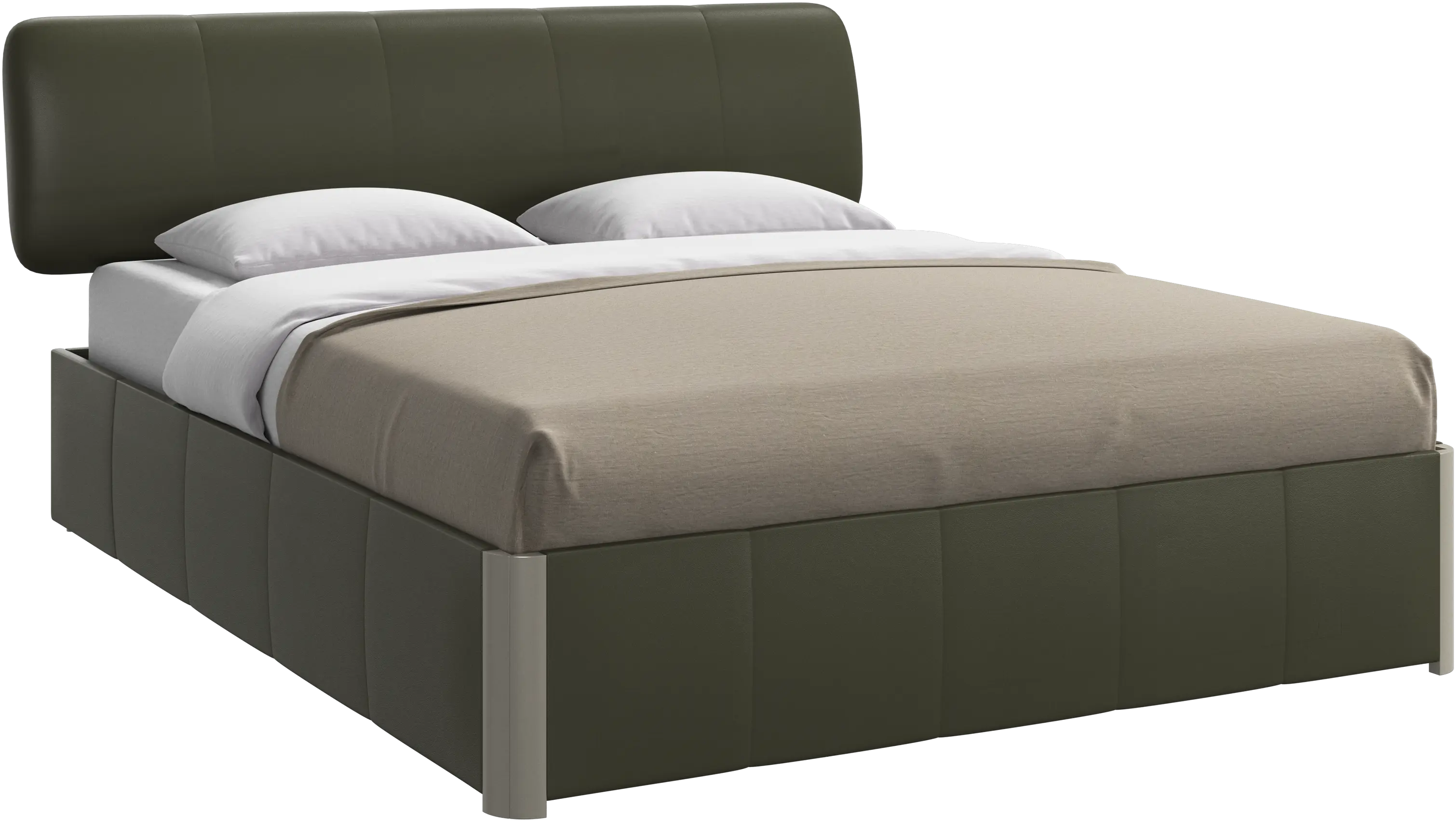 Element 床、床头板(安装在床上)、带床板,不包括床垫