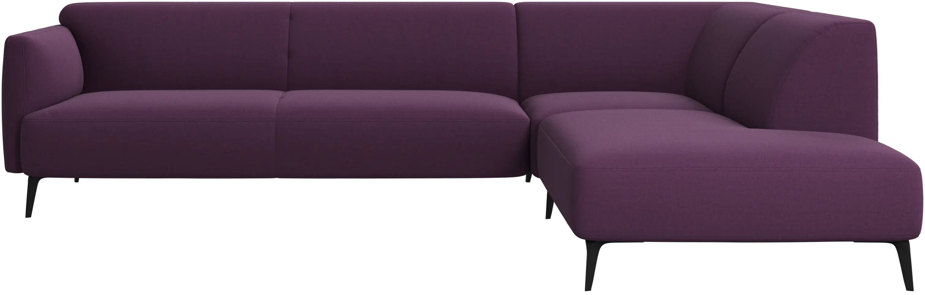 Modena corner sofa with lounging unit