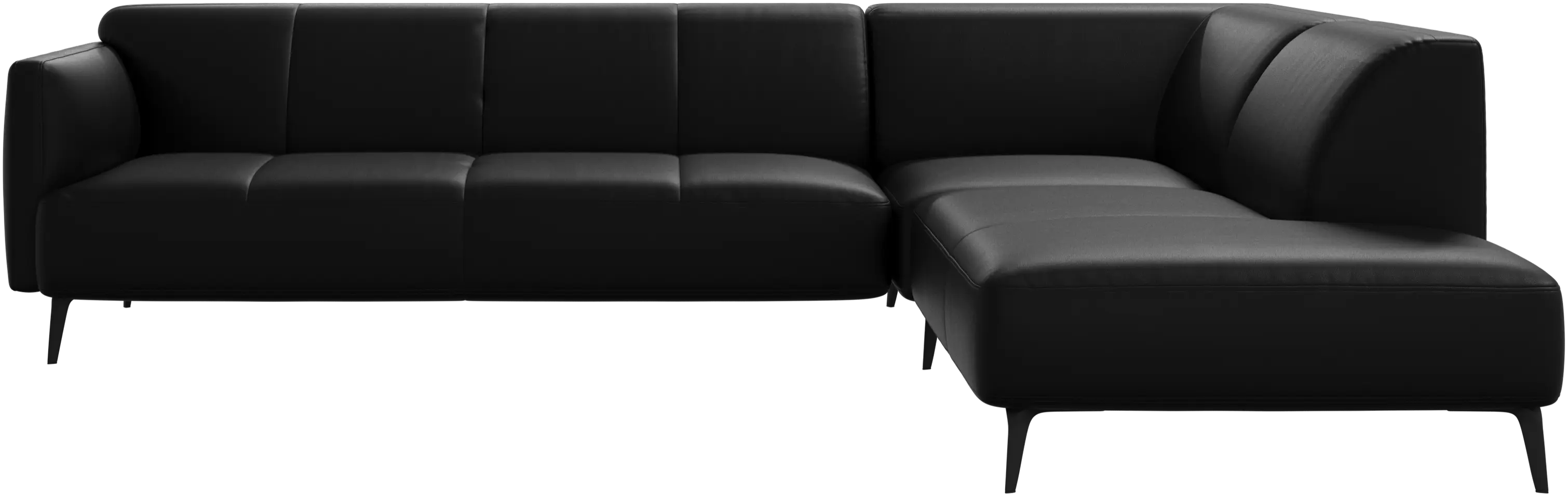 Modena corner sofa with lounging unit