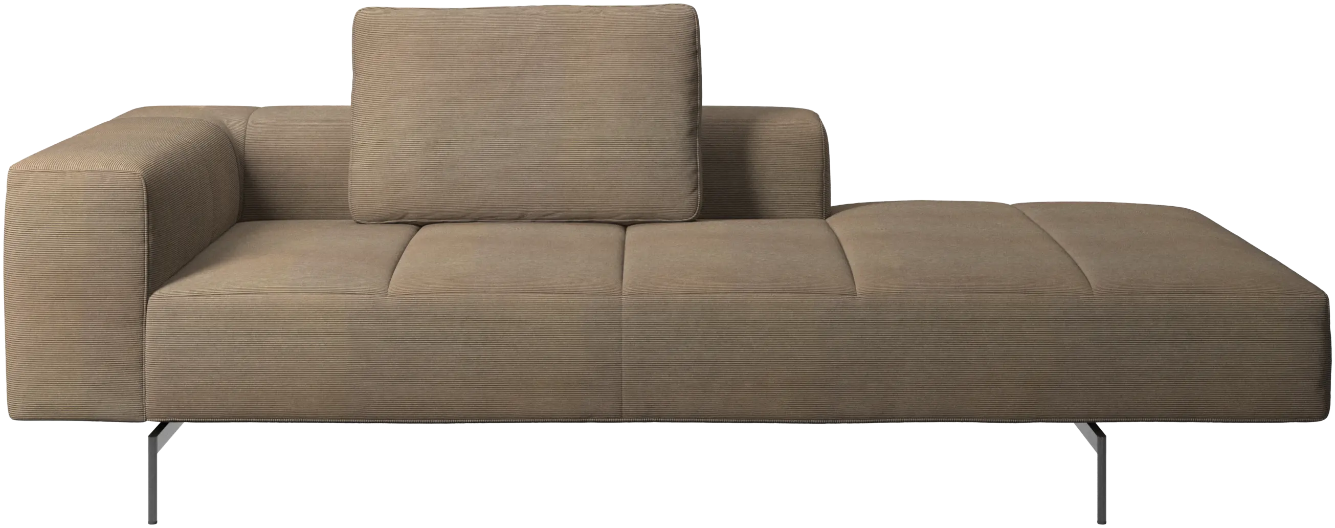 Amsterdam Iounging module for sofa, armrest left, open end right