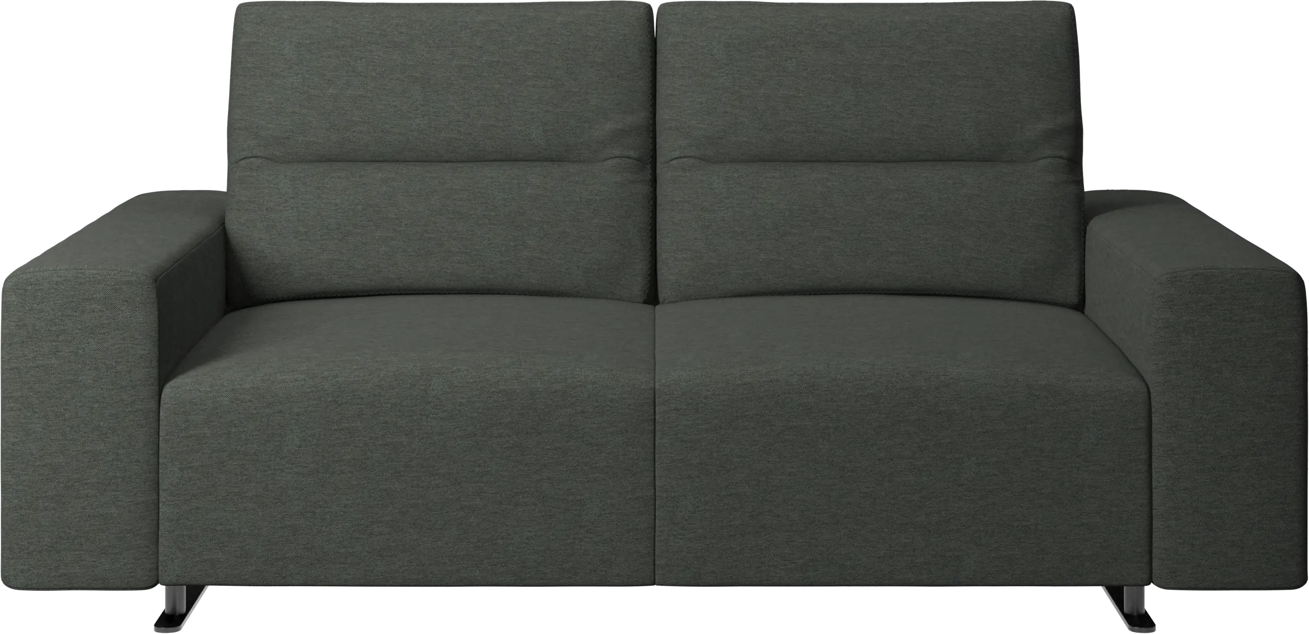 Hampton sofa with adjustable back and storage on the left side