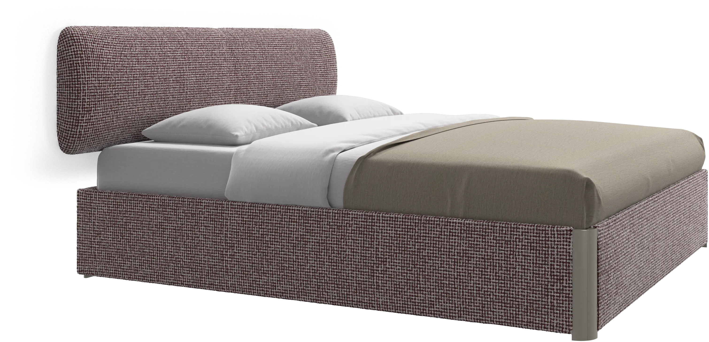 Element Bett, wandmontiertes Kopfteil, mit Lattenrost, exkl. Matratze