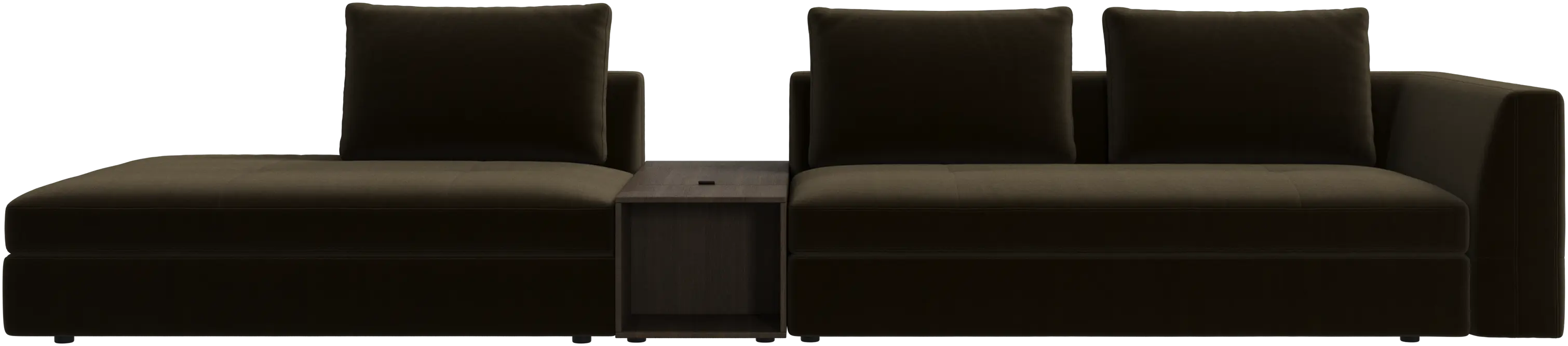 Bergamo 3 seater lounge sofa with storage