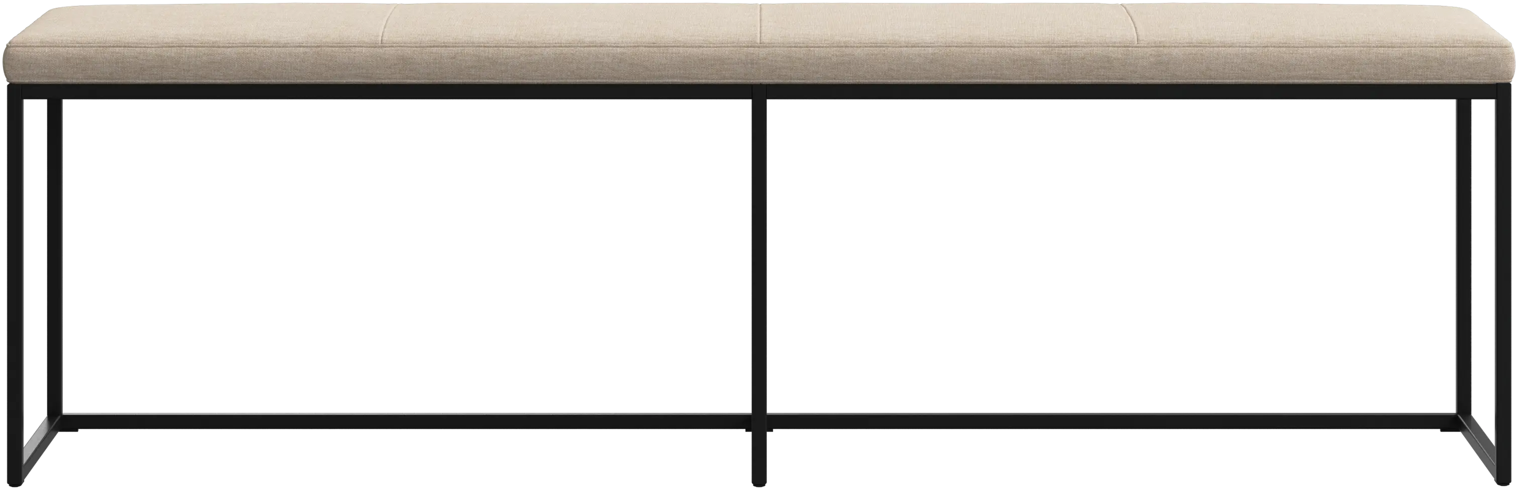 London large bench with cushion