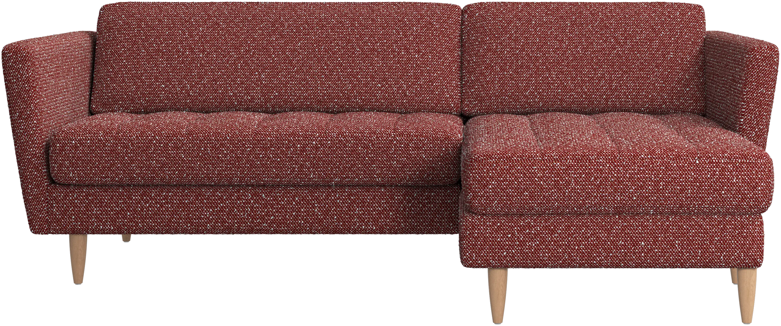 Osaka sofa with resting unit, tufted seat