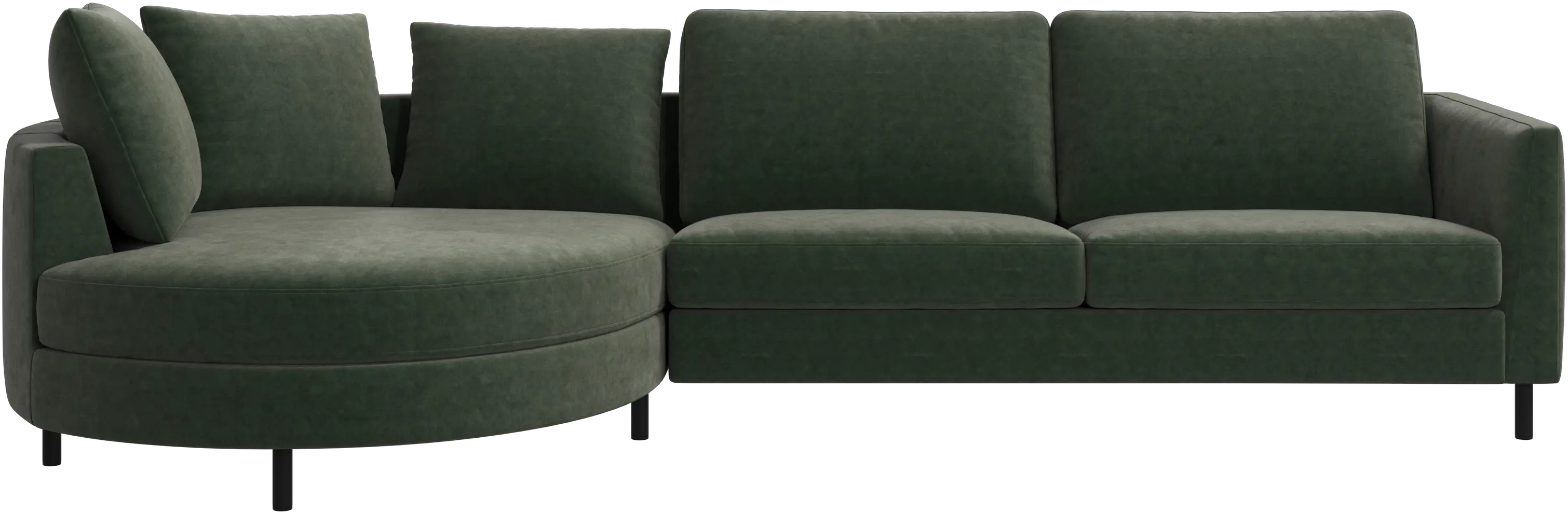 Indivi sofa with chaise longue left