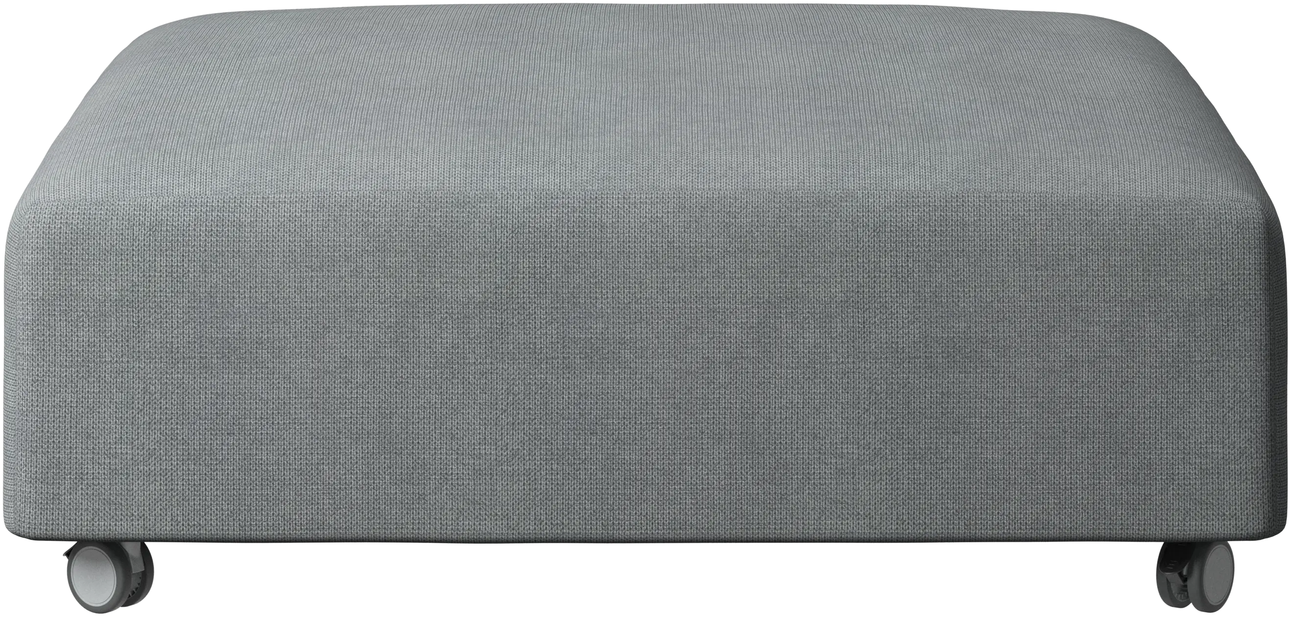 Hampton pouf on wheels